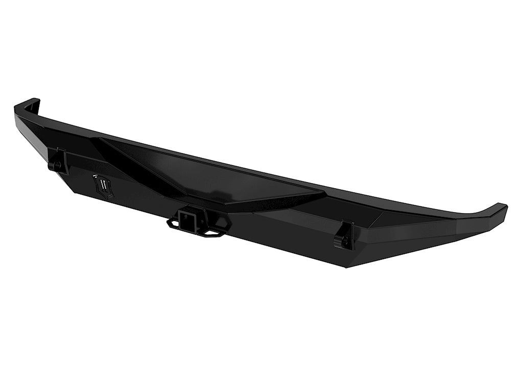 18-Up Jeep Wrangler JL Pro Series Rear Bumper w/ Hitch & Tabs ICON Impact Series Offroad Armor