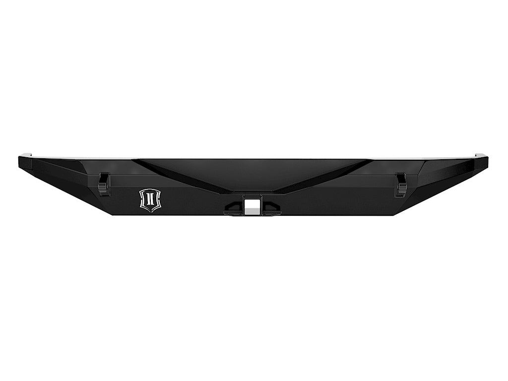 18-Up Jeep Wrangler JL Pro Series Rear Bumper w/ Hitch & Tabs ICON Impact Series Offroad Armor