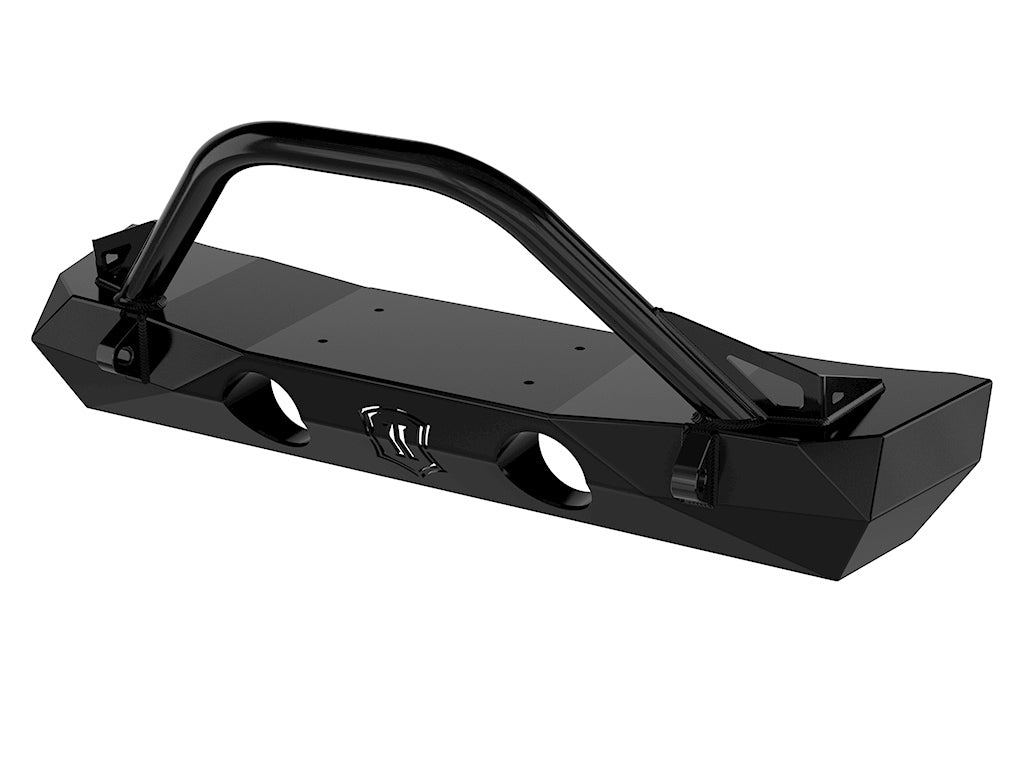 18-Up Jeep Wrangler JL / 20-Up Gladiator JT Pro Series Front Bumper w/ Bar & Tabs ICON Impact Series Offroad Armor