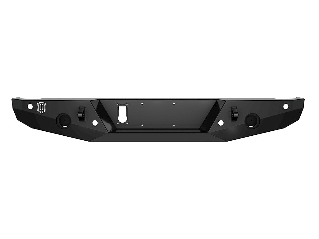 20-Up Jeep Gladiator JT Pro Series Rear Bumper ICON Impact Series Offroad Armor