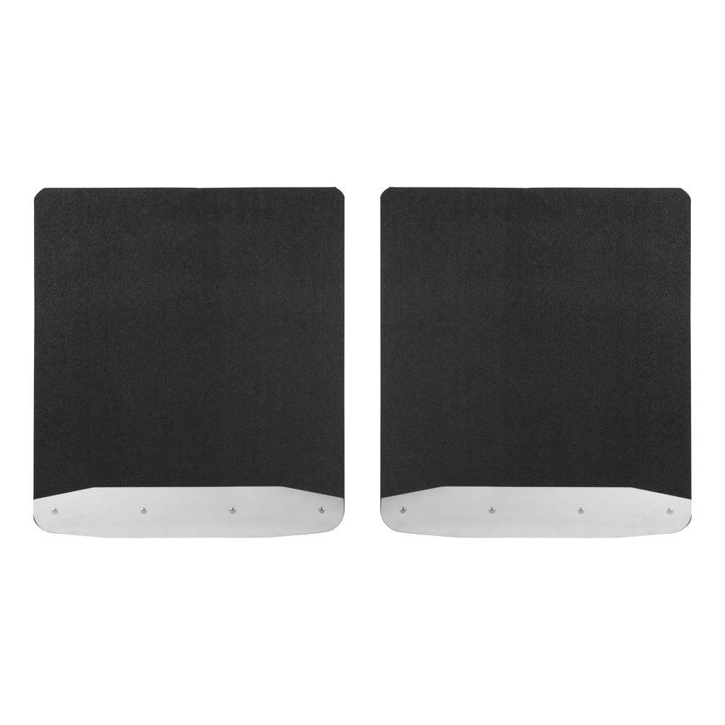 LUVERNE Rear Dually 20" x 23" Rubber Mud Guards, 2017-2026 Ford F-250/F-350/F-450 Super Duty