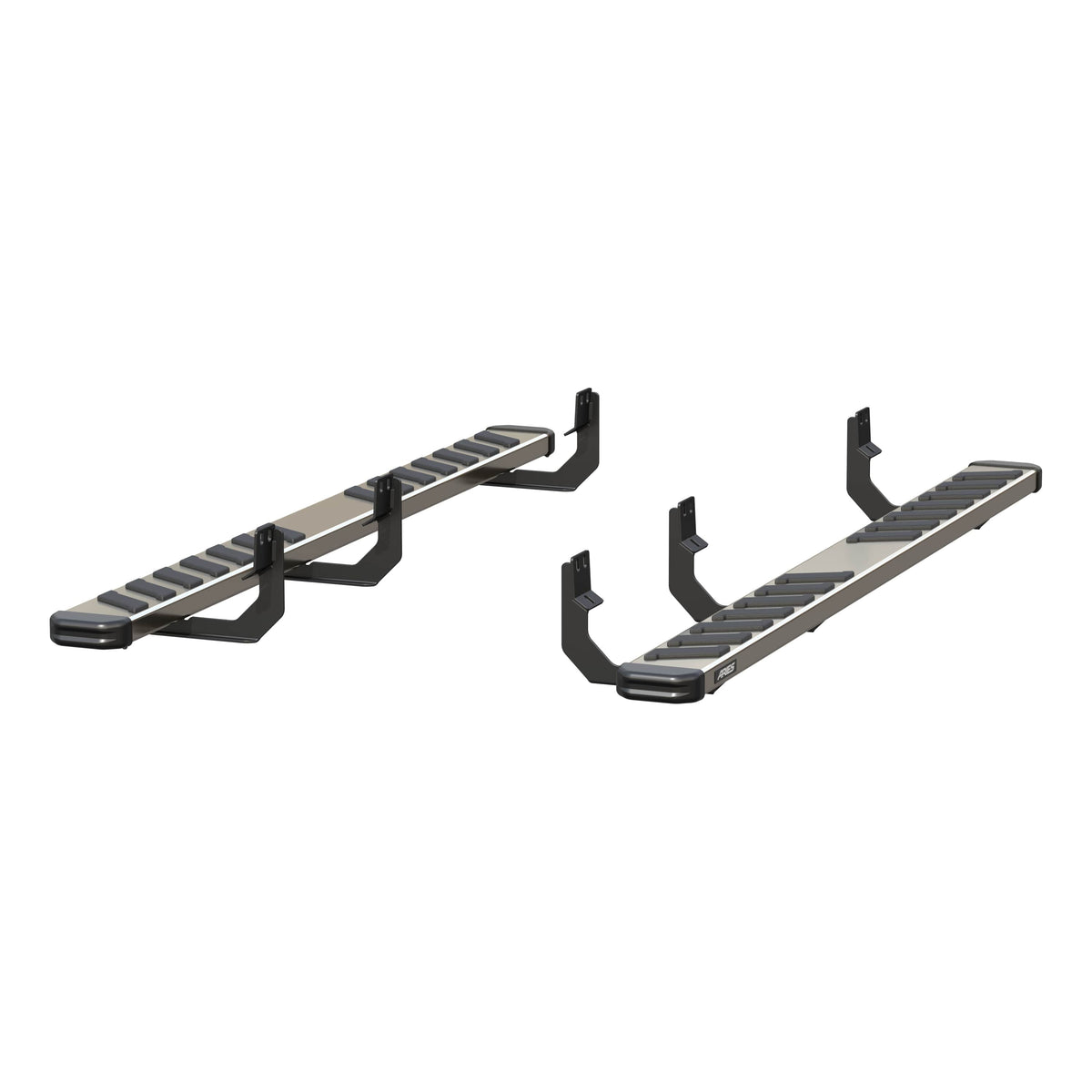 ARIES NovaTrac 6" x 85" Polished Stainless Running Boards, 2016-2024 Nissan TITAN XD, 2017-2024 Nissan TITAN