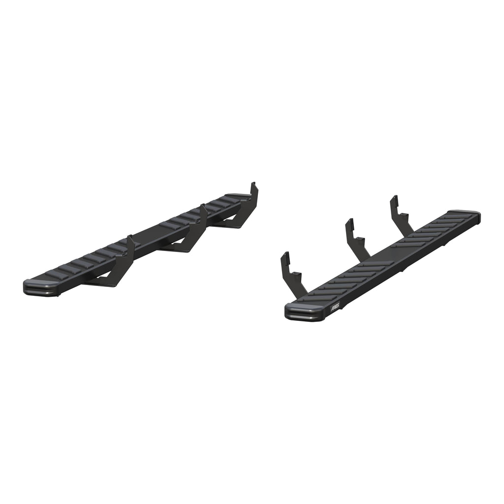 ARIES NovaTrac 6" x 85" Black E-Coat Steel Running Boards, 2023-2026 Chevy Colorado, 2023-2026 GMC Canyon