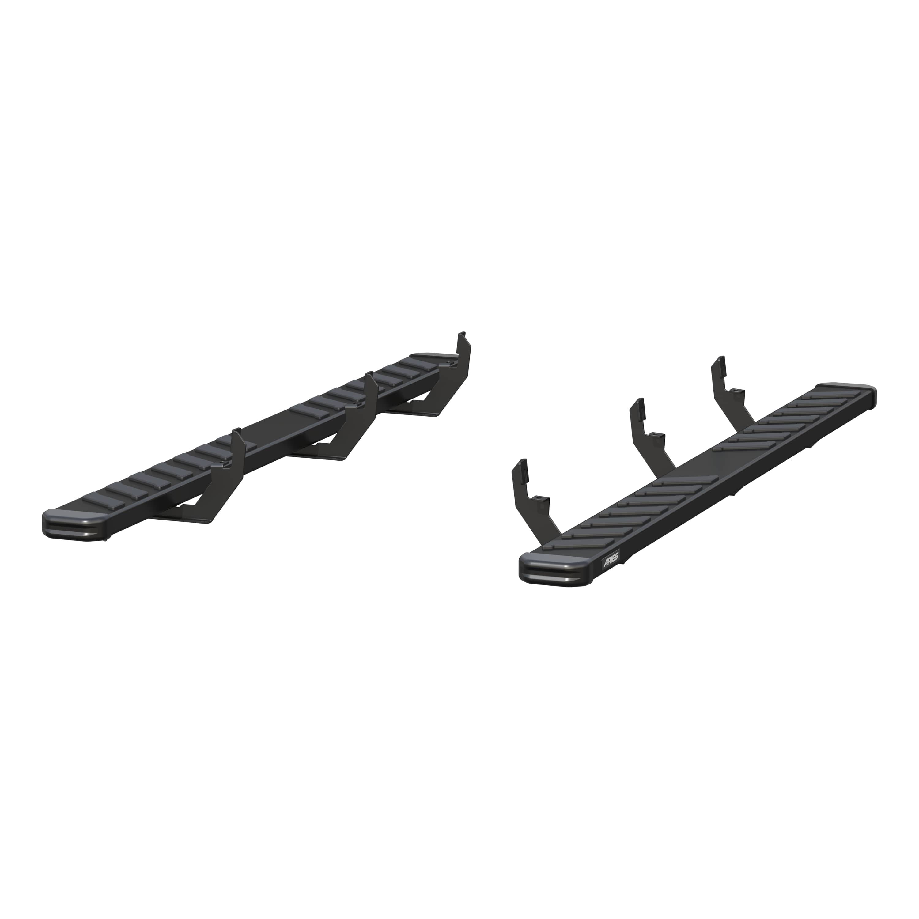 ARIES NovaTrac 6" x 85" Black E-Coat Steel Running Boards, 2023-2026 Chevy Colorado, 2023-2026 GMC Canyon