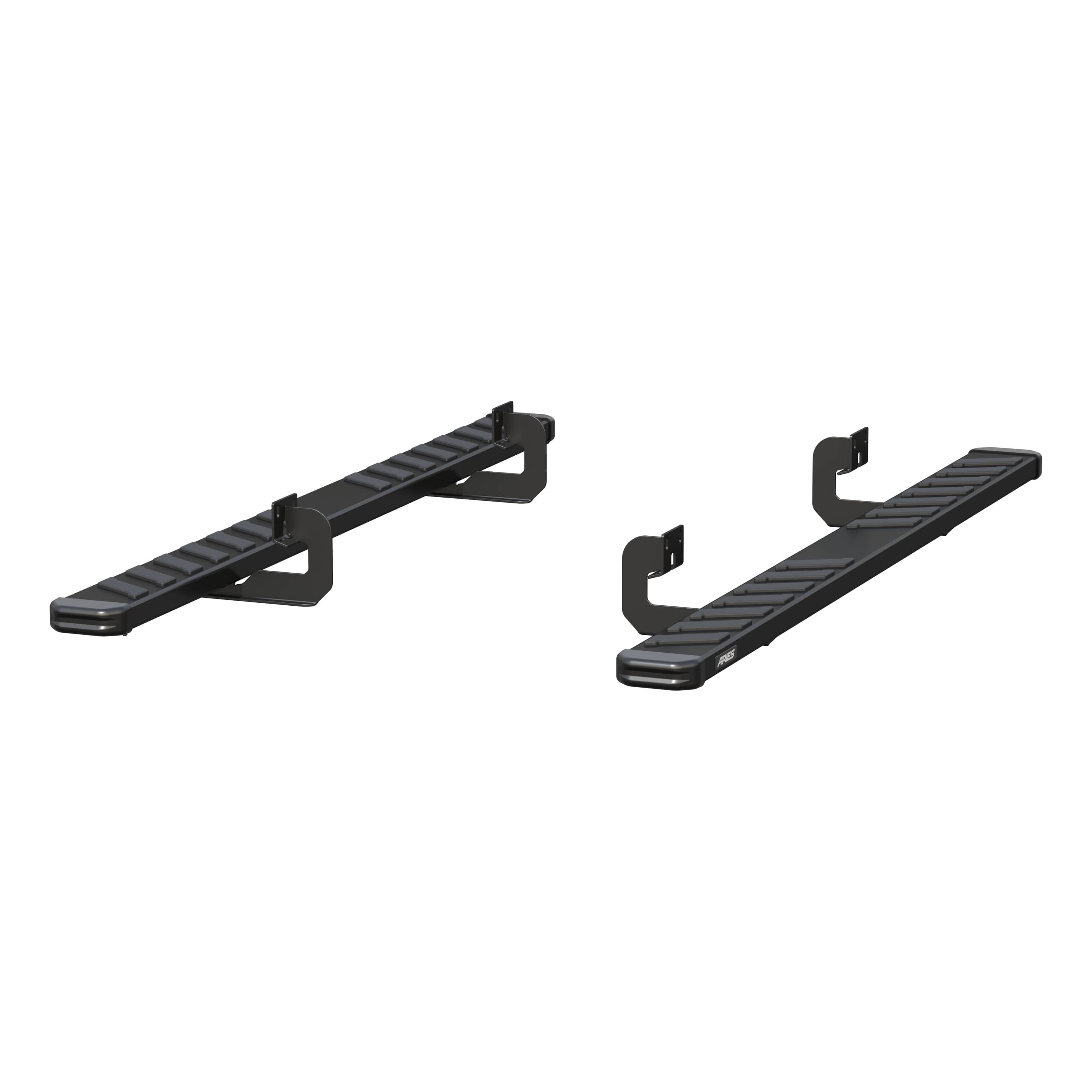 ARIES NovaTrac 6" x 85" Black E-Coat Steel Running Boards, 2009-2014 Ford F-150