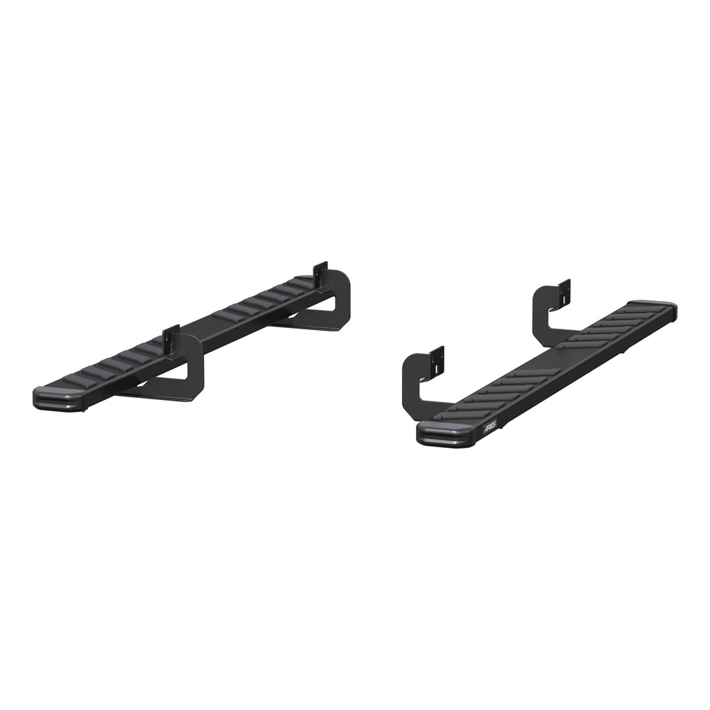 ARIES NovaTrac 6" x 75" Black E-Coat Steel Running Boards, 2009-2014 Ford F-150