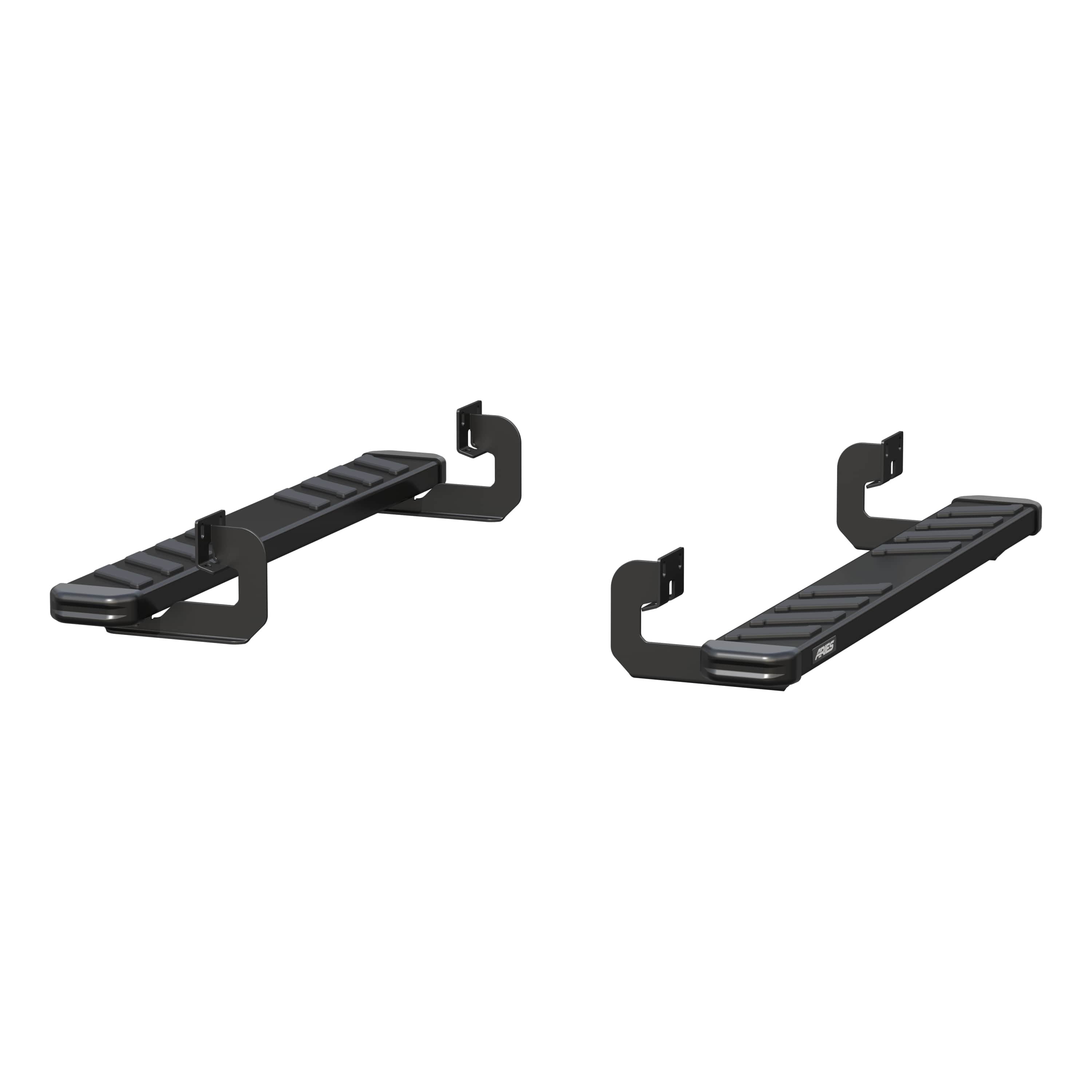 ARIES NovaTrac 6" x 53" Black E-Coat Steel Running Boards, 2009-2014 Ford F-150