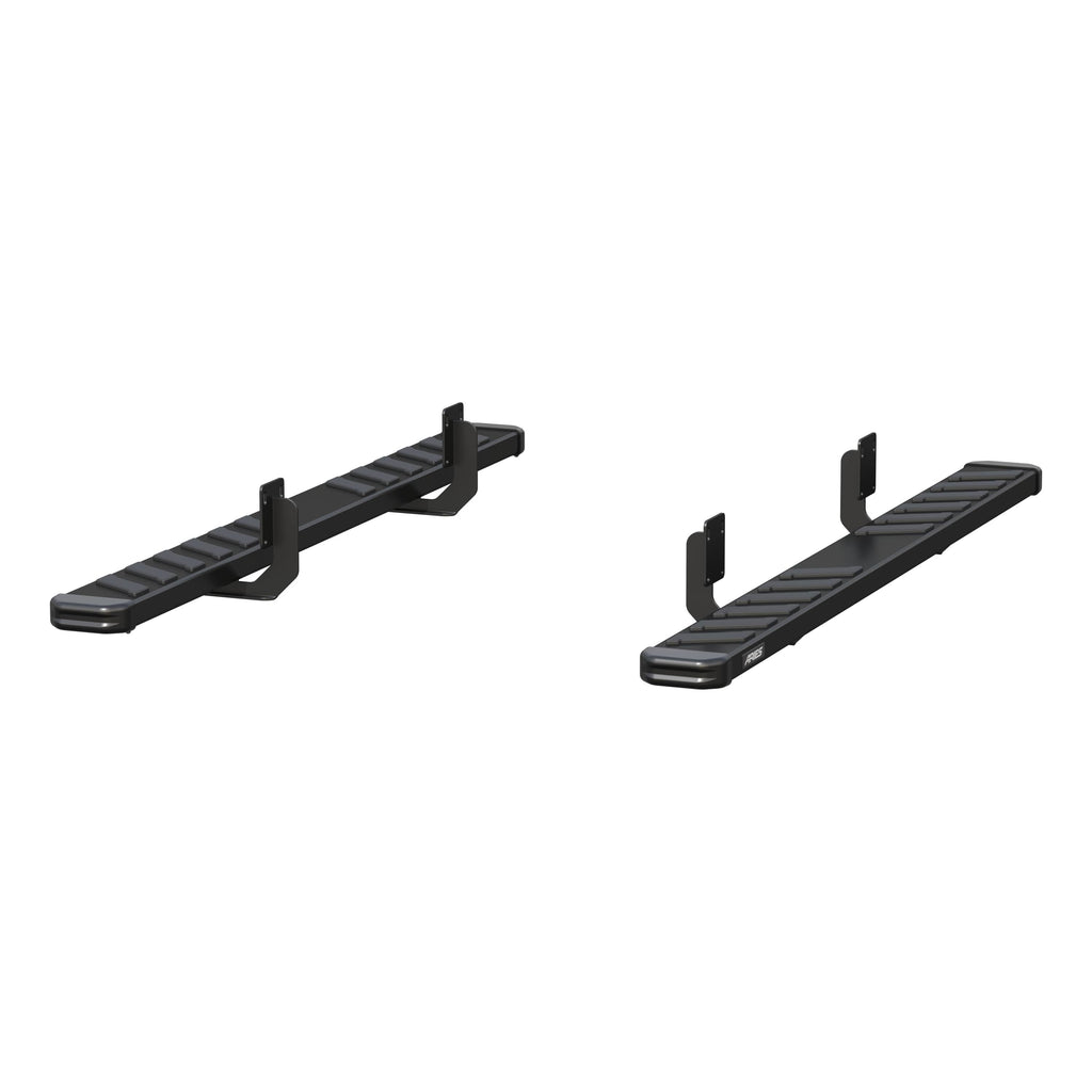ARIES NovaTrac 6" x 75" Black E-Coat Steel Running Boards, 1999-2016 Ford F-250/F-350 Super Duty