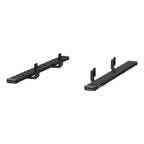 ARIES NovaTrac 6" x 75" Black E-Coat Steel Running Boards, 1999-2016 Ford F-250/F-350 Super Duty
