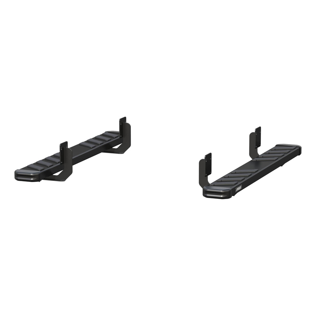 ARIES NovaTrac 6" x 53" Black E-Coat Steel Running Boards, 1999-2016 Ford F-250/F-350 Super Duty
