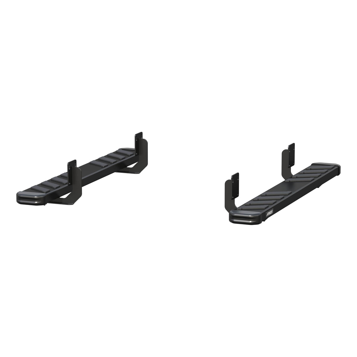 ARIES NovaTrac 6" x 53" Black E-Coat Steel Running Boards, 1999-2016 Ford F-250/F-350 Super Duty
