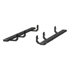 ARIES NovaTrac 6" x 85" Black E-Coat Steel Running Boards, 2016-2024 Nissan TITAN XD, 2017-2024 Nissan TITAN