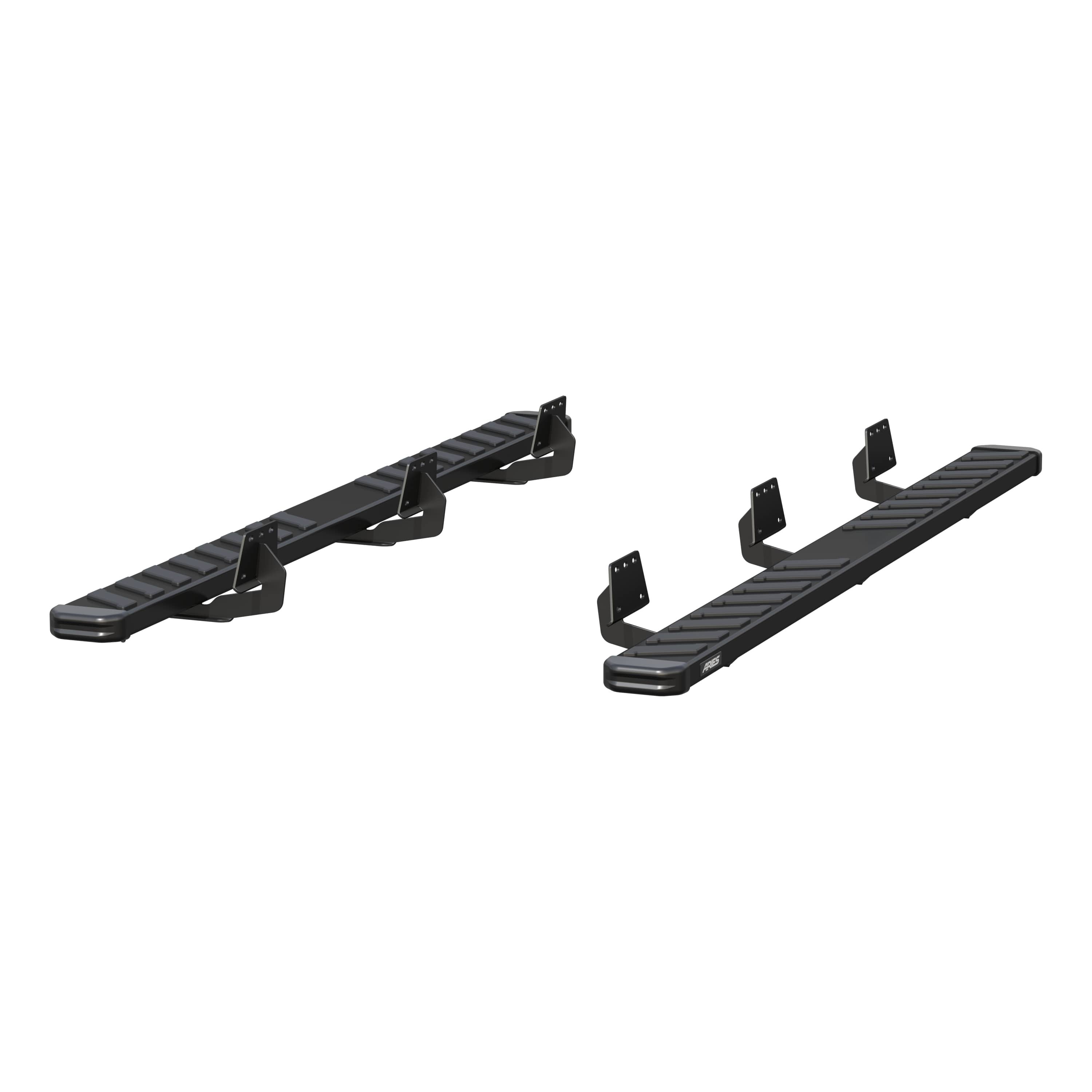 ARIES NovaTrac 6" x 91" Black E-Coat Steel Running Boards, 2019-2026 Ram 1500