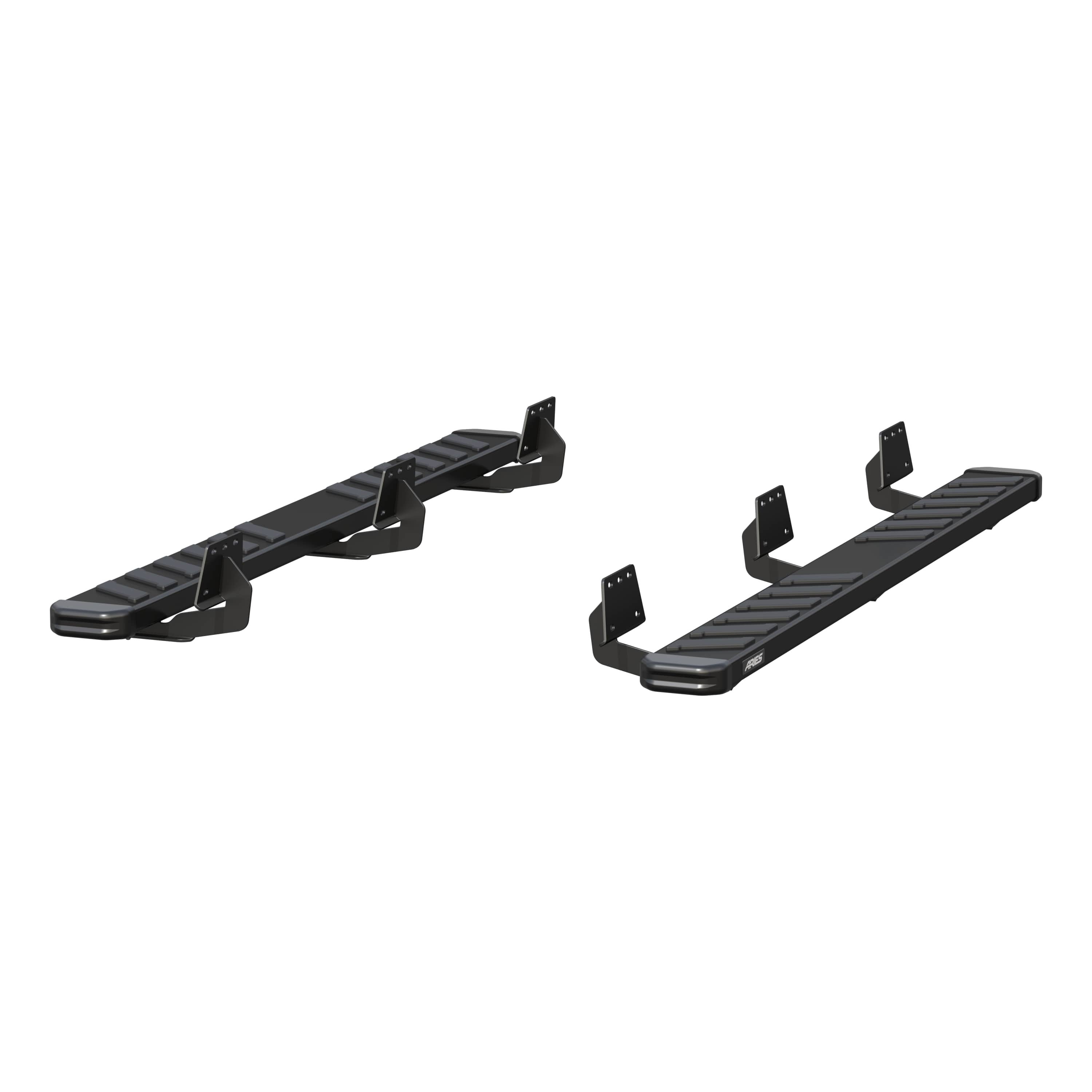 ARIES NovaTrac 6" x 75" Black E-Coat Steel Running Boards, 2019-2026 Ram 1500