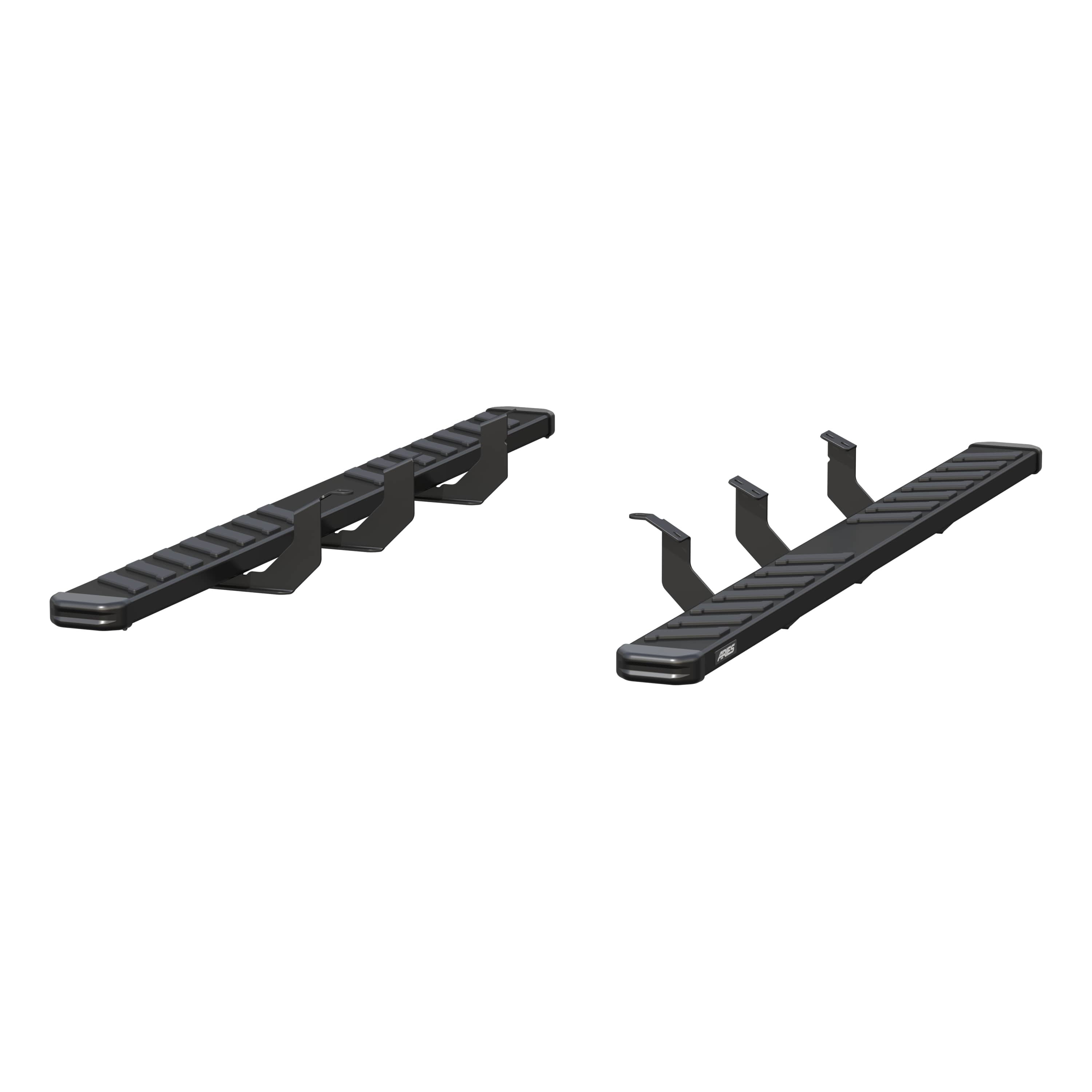 ARIES NovaTrac 6" x 85" Black E-Coat Steel Running Boards, 2007-2021 Toyota Tundra