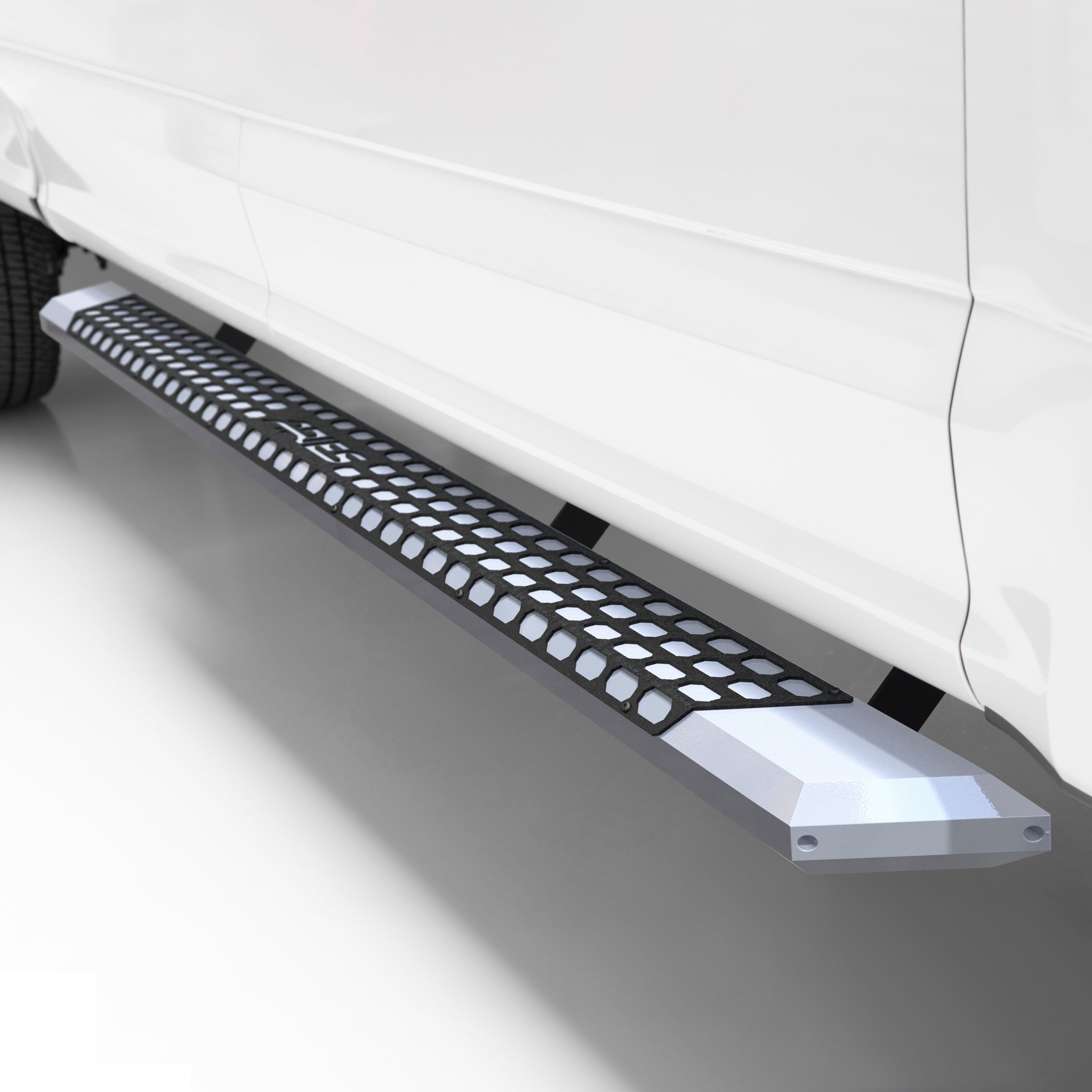 ARIES AdvantEDGE 5-1/2" x 91" Chrome Aluminum Side Bars, 2019-2026 Ram 2500/3500