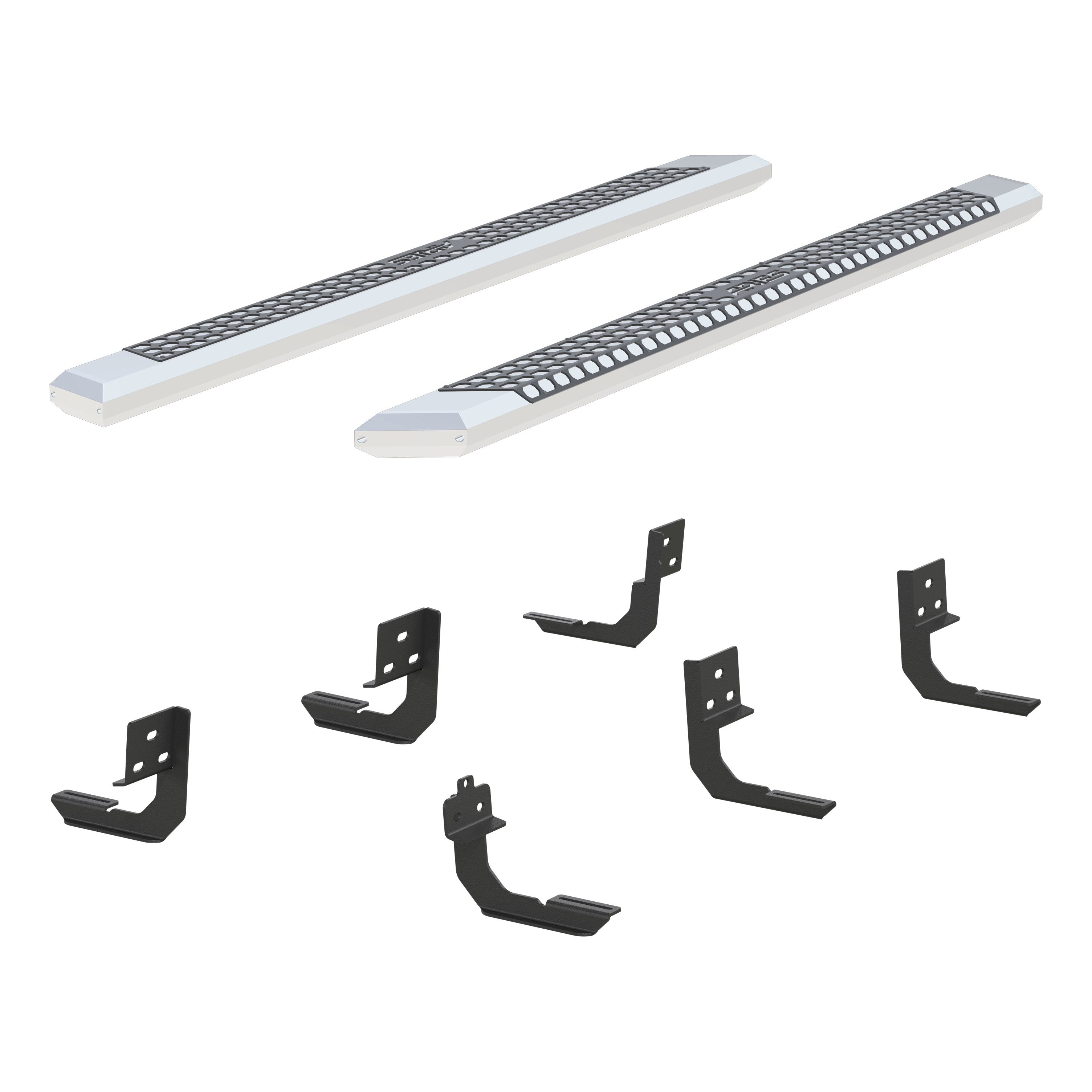 ARIES AdvantEDGE 5-1/2" x 91" Chrome Aluminum Side Bars, 2019-2026 Ram 2500/3500
