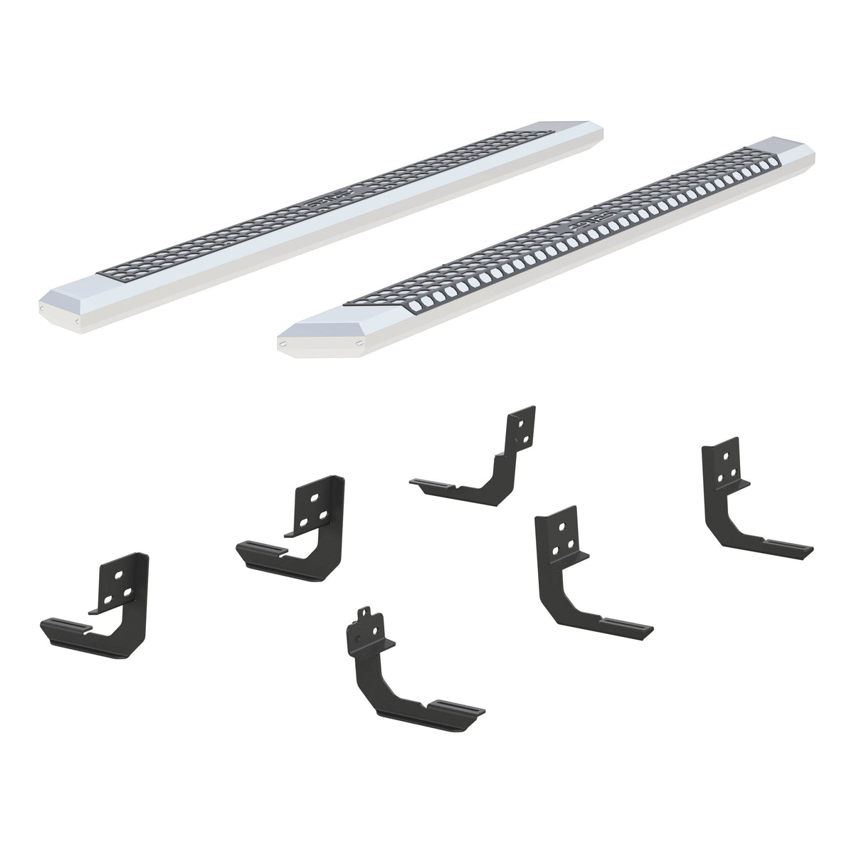 ARIES AdvantEDGE 5-1/2" x 91" Chrome Aluminum Side Bars, 2019-2026 Ram 2500/3500