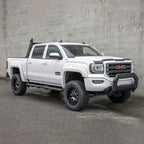 ARIES AdvantEDGE 5-1/2" x 75" Black Aluminum Side Bars, 2019 Chevy/GMC Silverado/Sierra 1500 LD/Limited