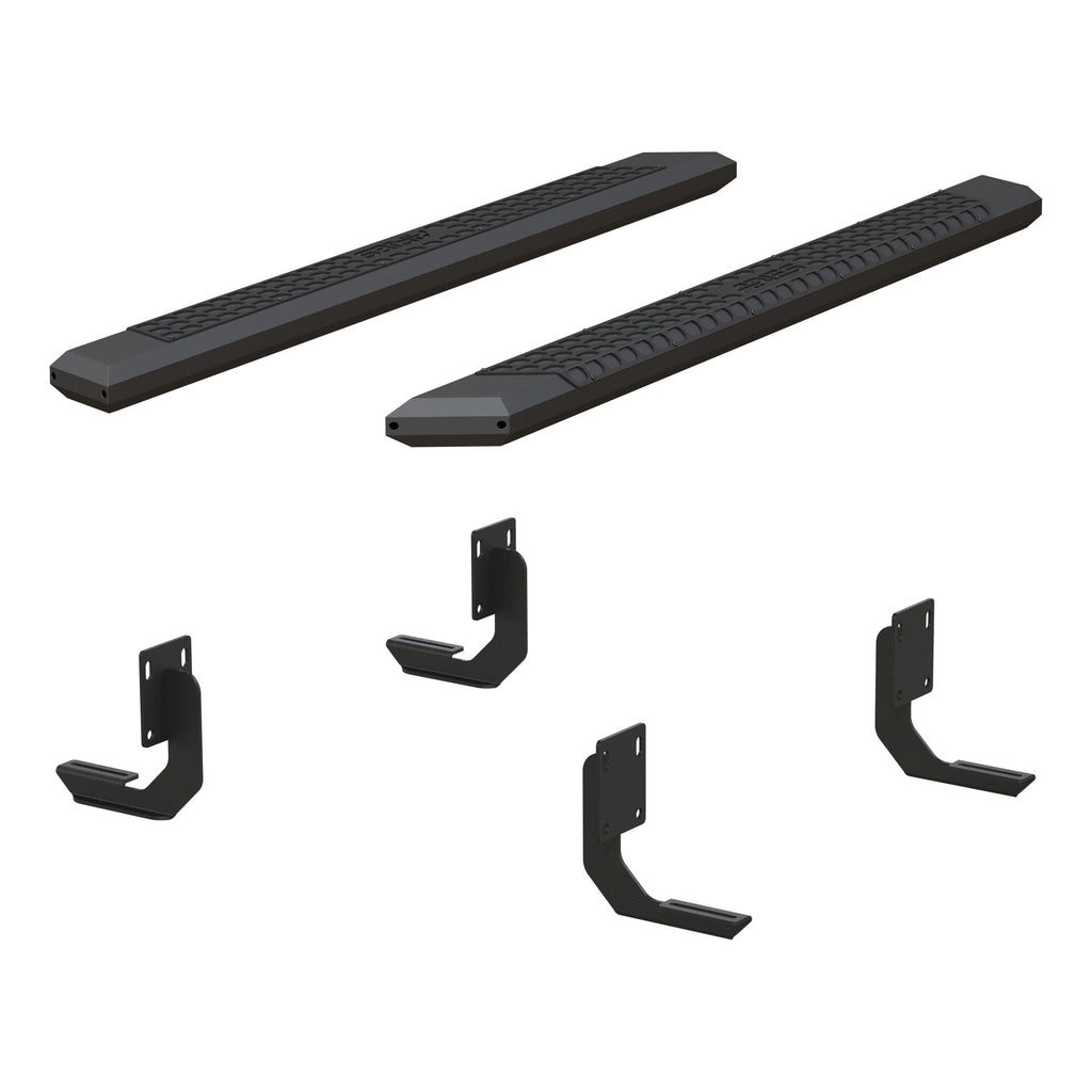 ARIES AdvantEDGE 5-1/2" x 75" Black Aluminum Side Bars, 1999-2016 Ford F-250/F-350 Super Duty
