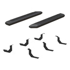 ARIES AdvantEDGE 5-1/2" x 53" Black Aluminum Side Bars, 2007-2017 Toyota Tundra