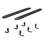 ARIES AdvantEDGE 5-1/2" x 91" Black Aluminum Side Bars, 1999-2016 Ford F-250/F-350/F-450 Super Duty