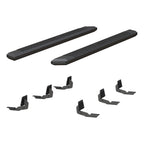 ARIES AdvantEDGE 5-1/2" x 75" Black Aluminum Side Bars, 2019-2026 Ram 1500