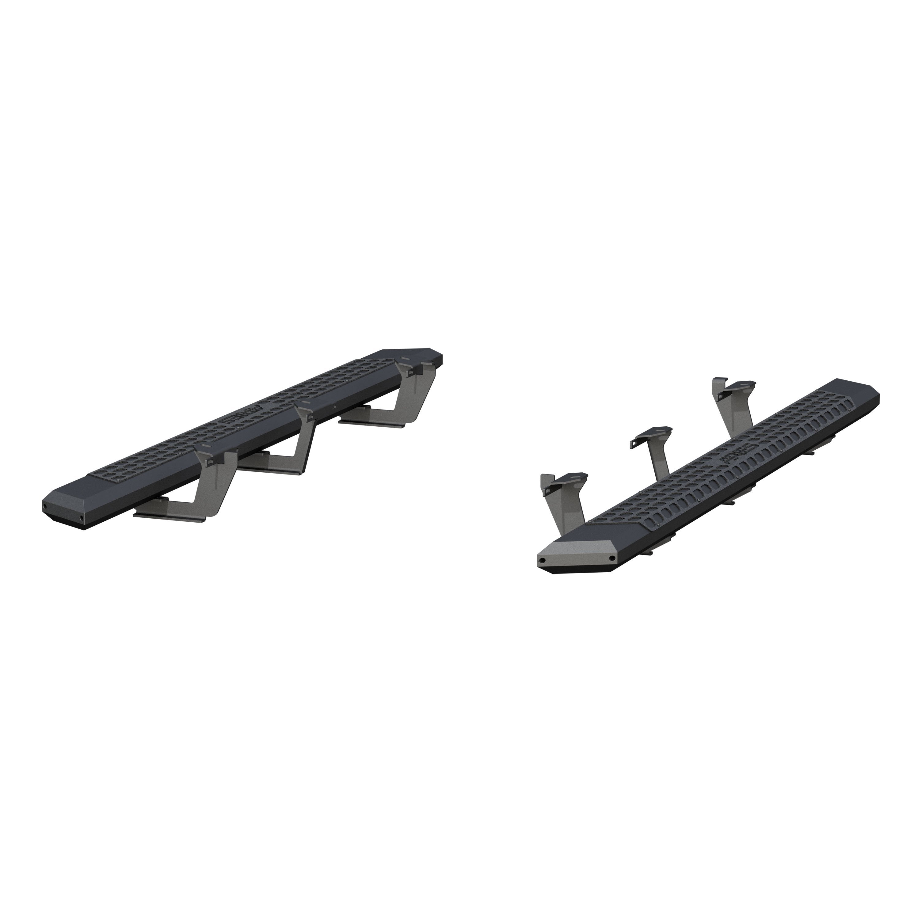 ARIES AdvantEDGE 5-1/2" x 75" Black Aluminum Side Bars, 2011-2026 Dodge Durango