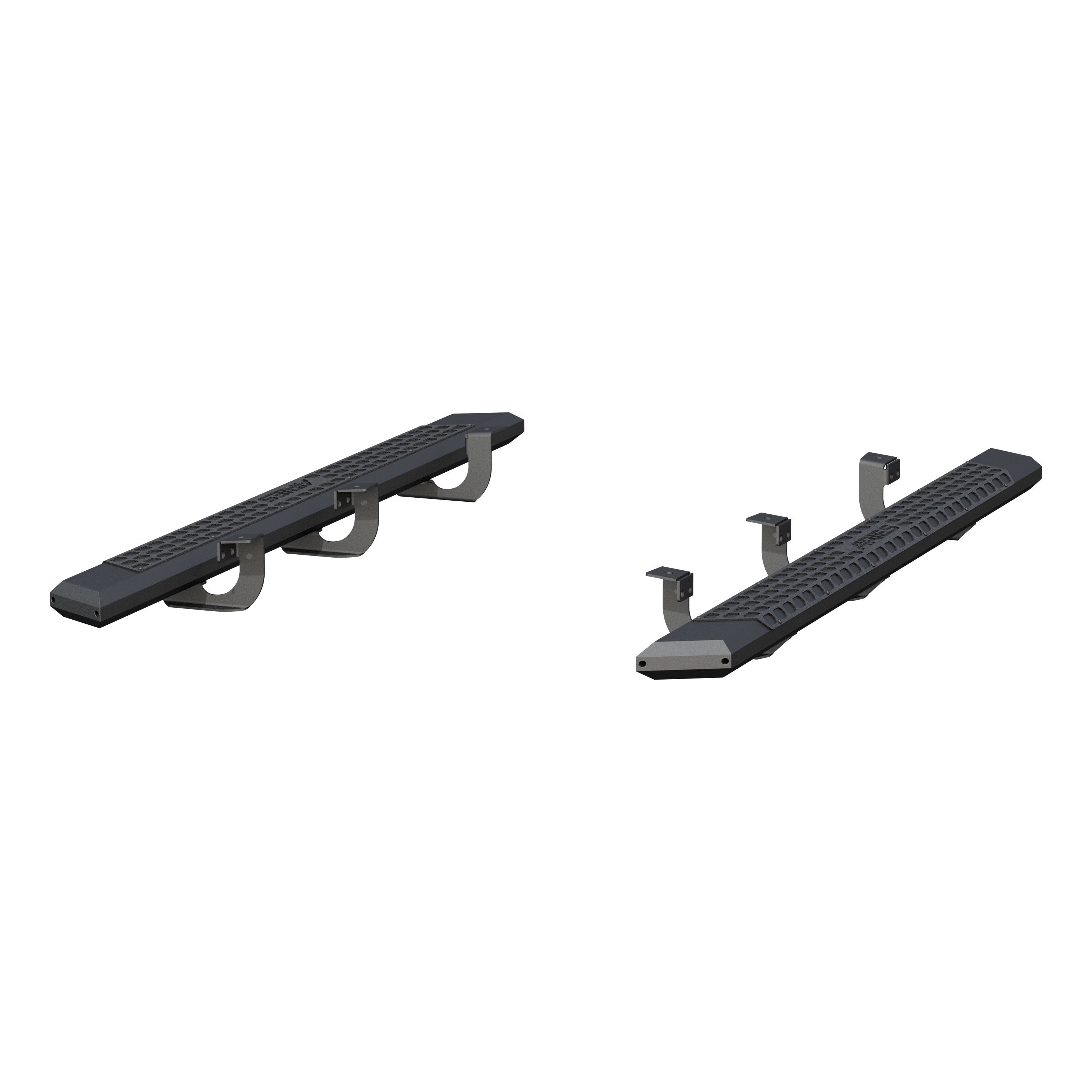 ARIES AdvantEDGE 5-1/2" x 75" Black Aluminum Side Bars, 2020-2026 Ford Explorer