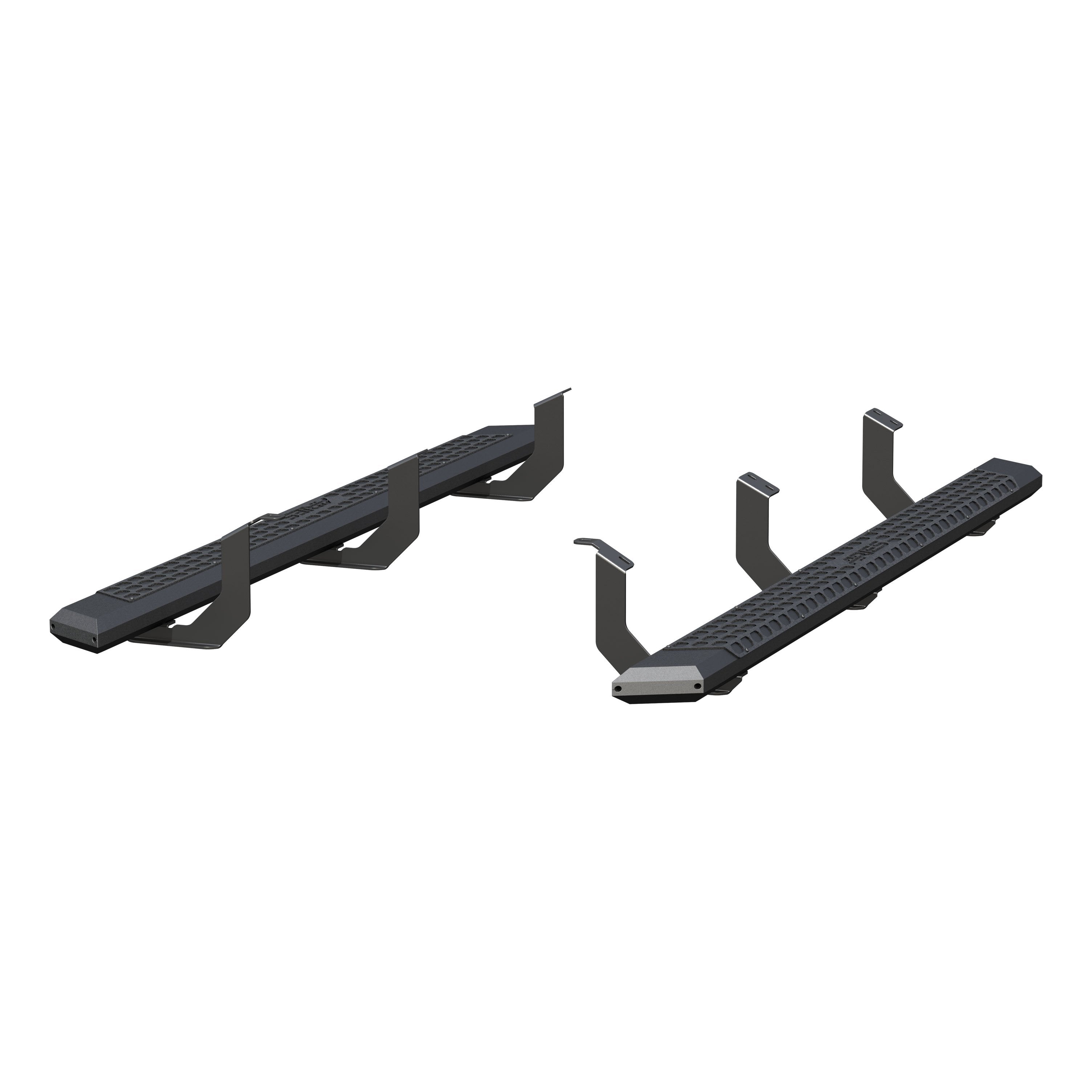 ARIES AdvantEDGE 5-1/2" x 85" Black Aluminum Side Bars, 2022-2026 Toyota Tundra