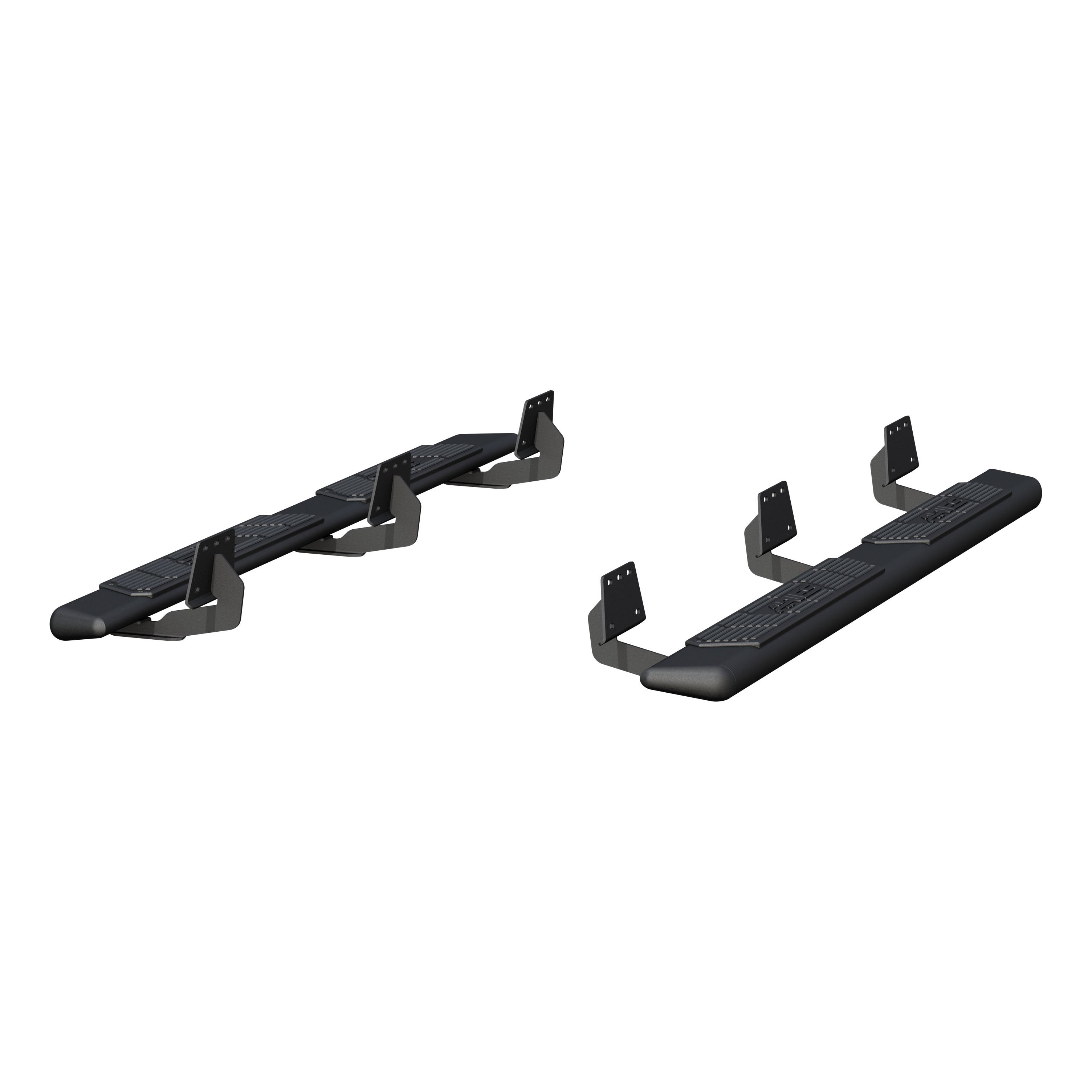 ARIES AscentStep 5-1/2" x 75" Black Steel Running Boards, 2019-2026 Ram 1500