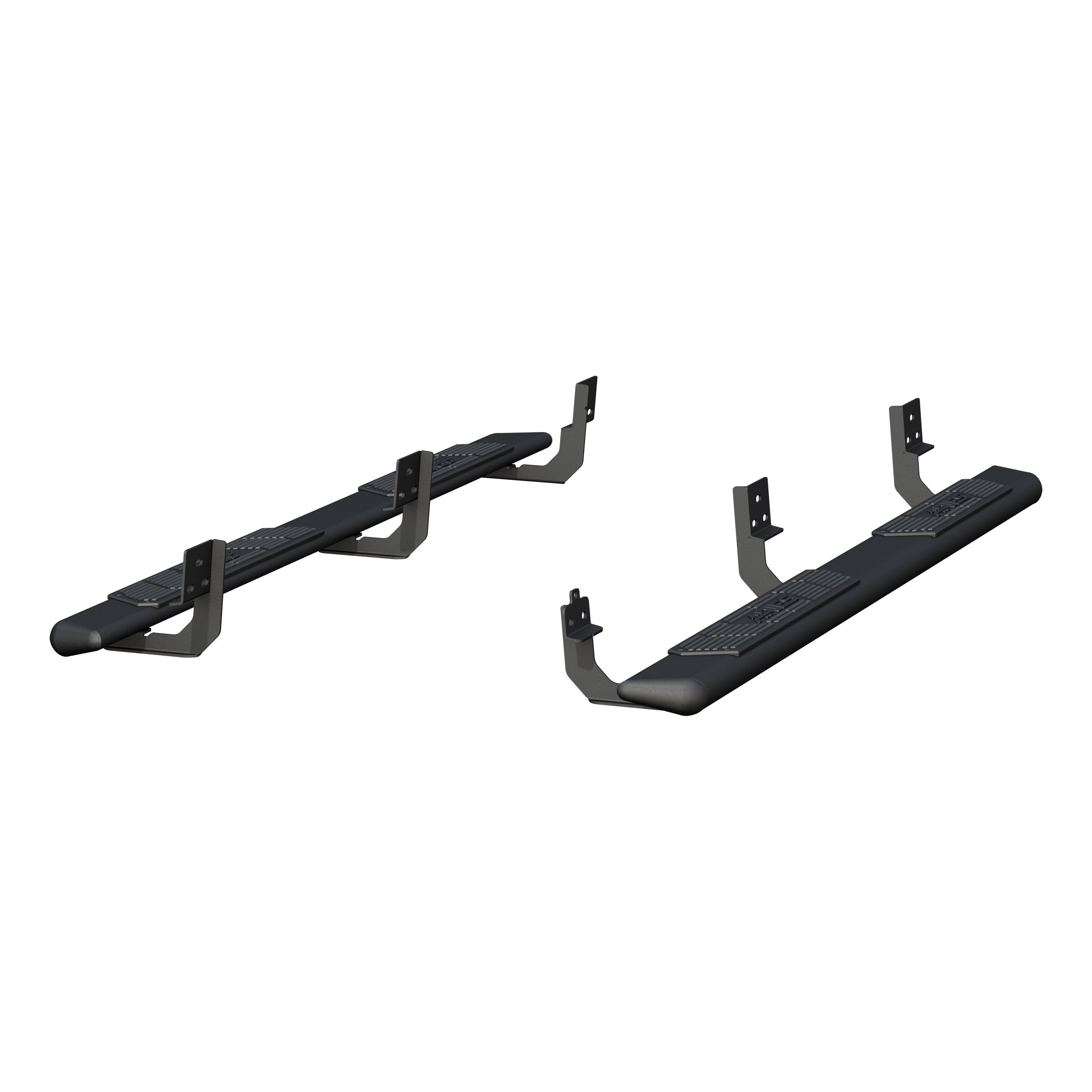 ARIES AscentStep 5-1/2" x 85" Black Steel Running Boards, 2019-2026 Ram 2500/3500