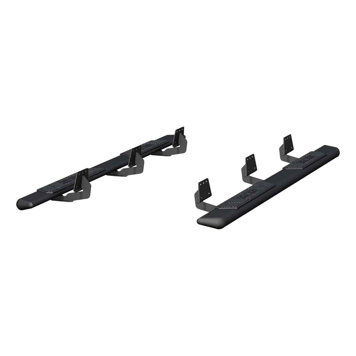 ARIES AscentStep 5-1/2" x 91" Black Steel Running Boards, 2019-2026 Ram 1500