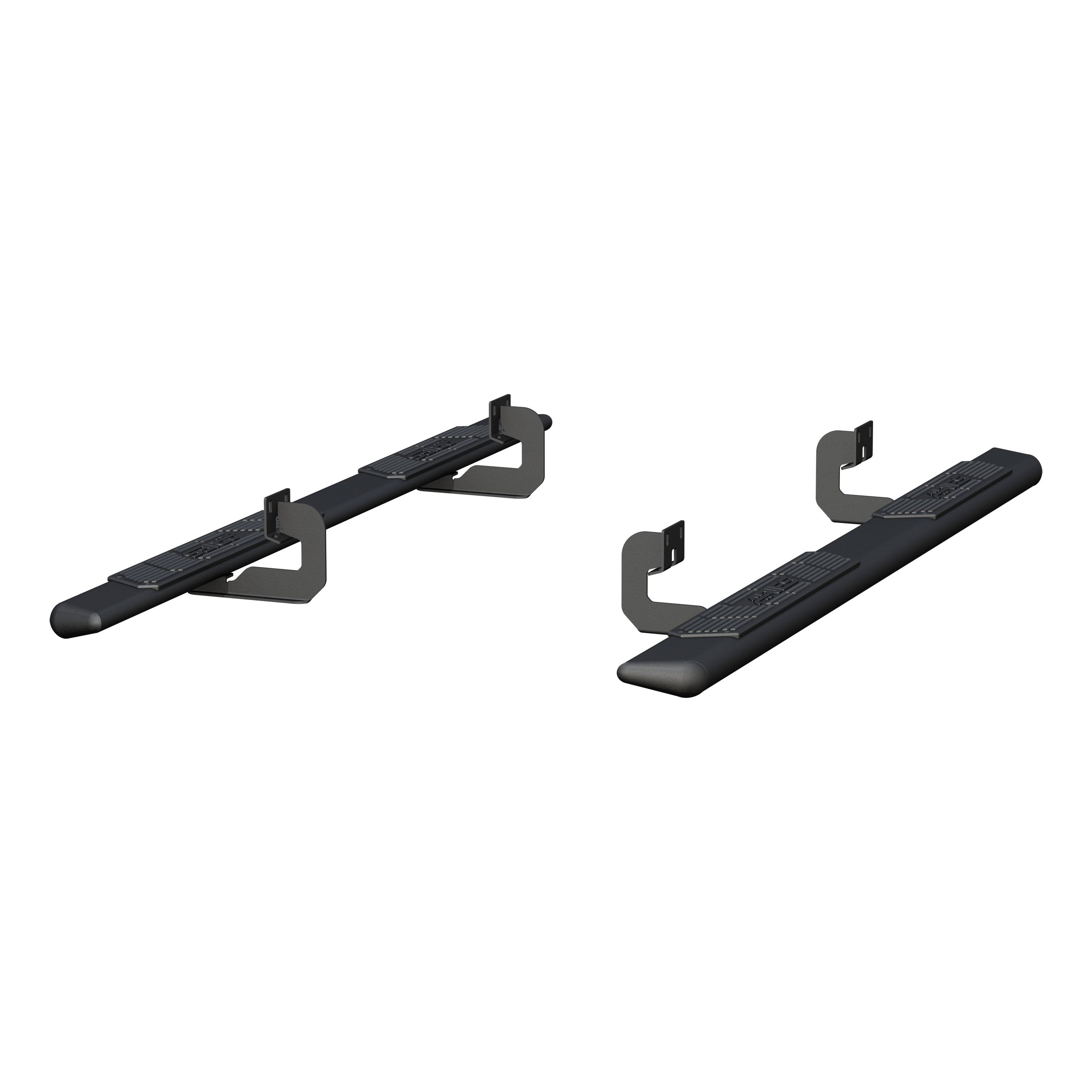 ARIES AscentStep 5-1/2" x 85" Black Steel Running Boards, 2009-2014 Ford F-150