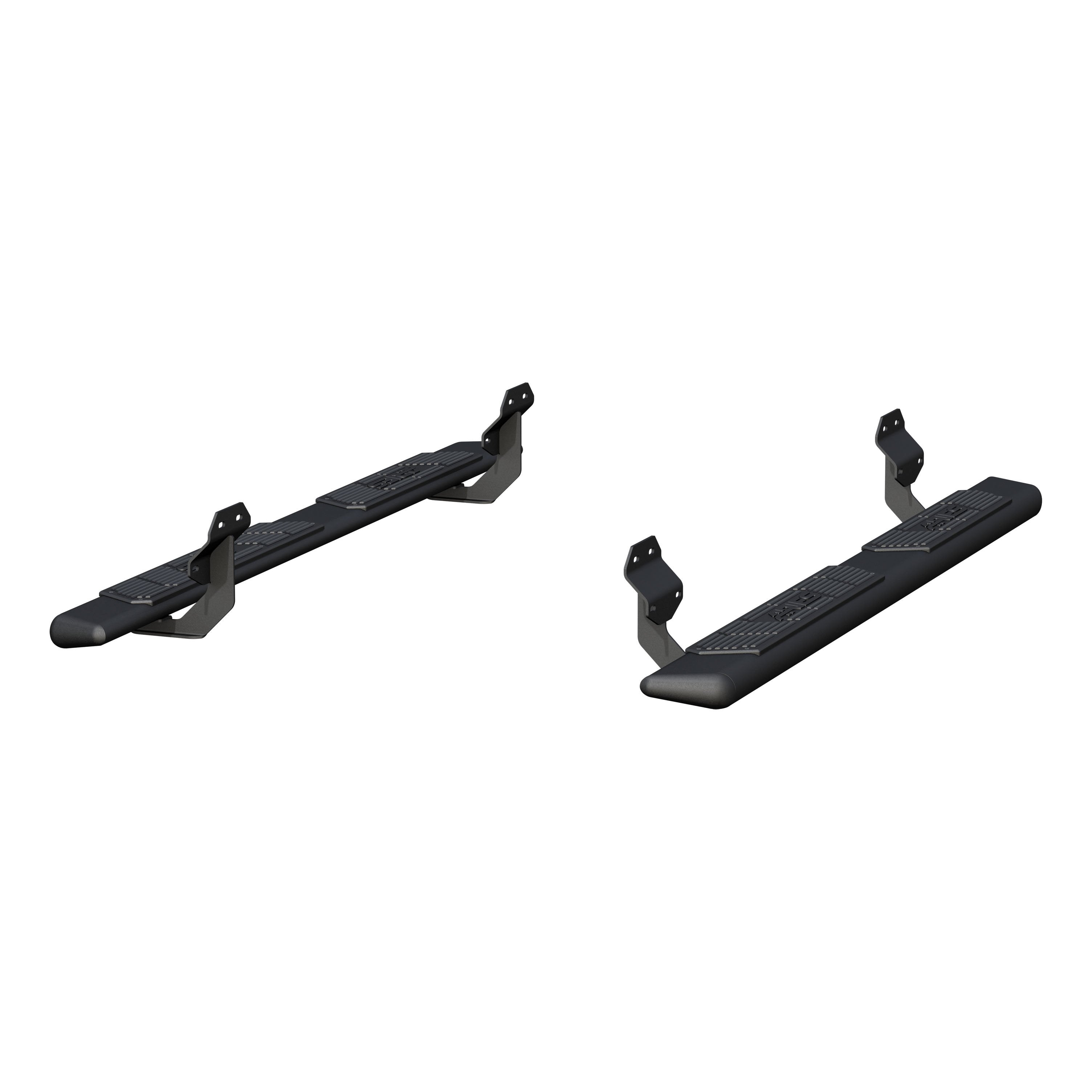ARIES AscentStep 5-1/2" x 75" Black Steel Running Boards, 2015-2026 Ford F-150, 2017-2026 Ford F-250/F-350/F-450/F-550 Super Duty