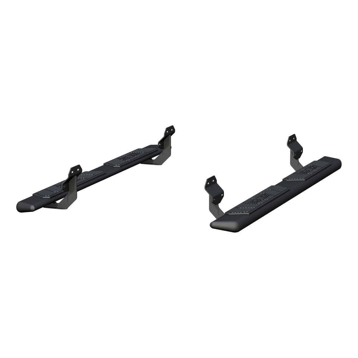 ARIES AscentStep 5-1/2" x 75" Black Steel Running Boards, 2015-2026 Ford F-150, 2017-2026 Ford F-250/F-350/F-450/F-550 Super Duty