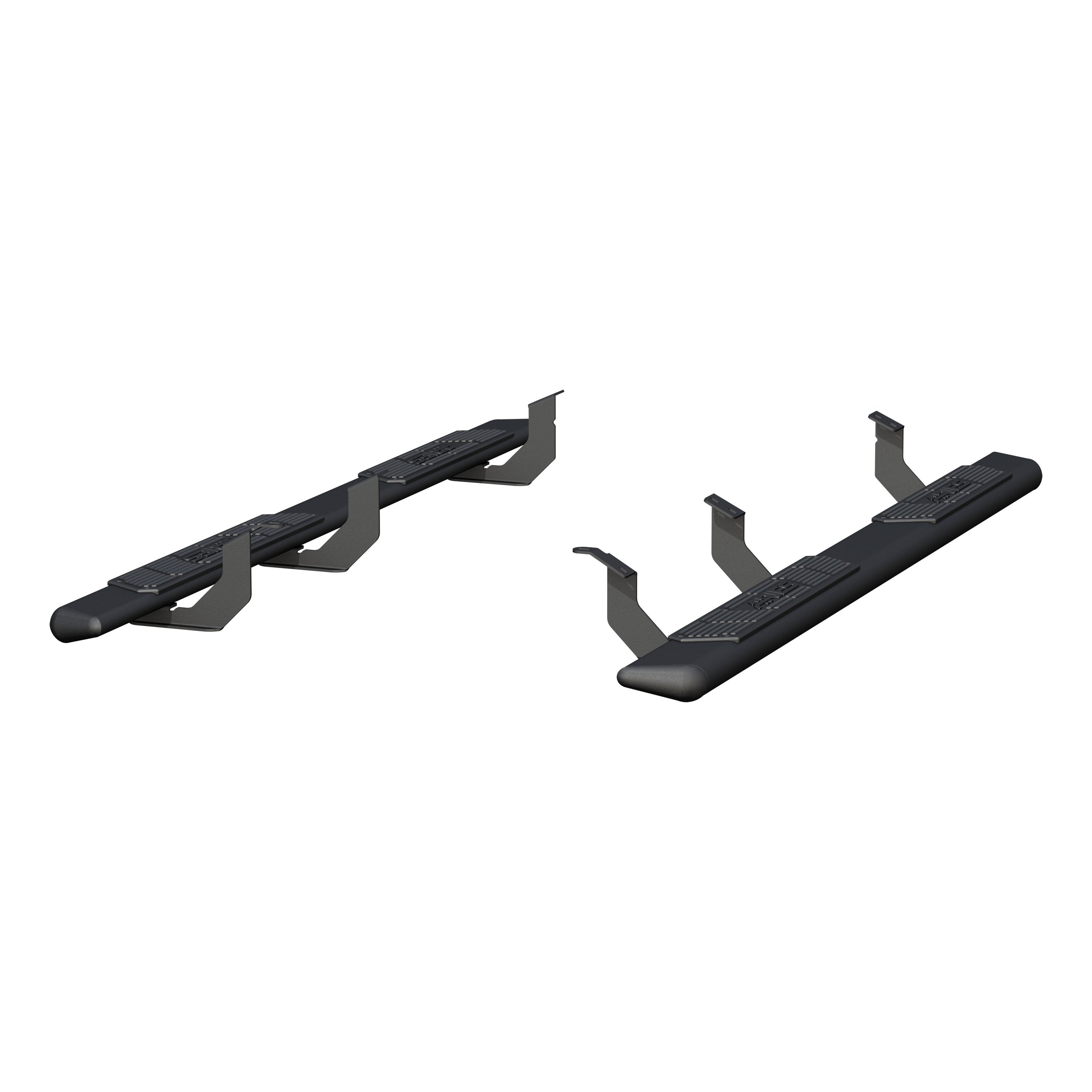 ARIES AscentStep 5-1/2" x 85" Black Steel Running Boards, 2007-2021 Toyota Tundra