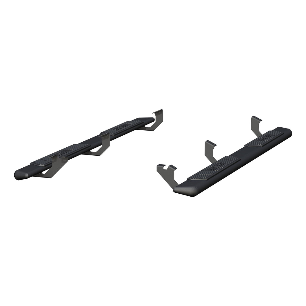ARIES AscentStep 5-1/2" x 85" Black Steel Running Boards, 2015-2023 Toyota Tacoma