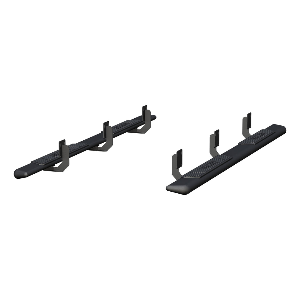 ARIES AscentStep 5-1/2" x 91" Black Steel Running Boards, 1999-2016 Ford F-250/F-350/F-450 Super Duty
