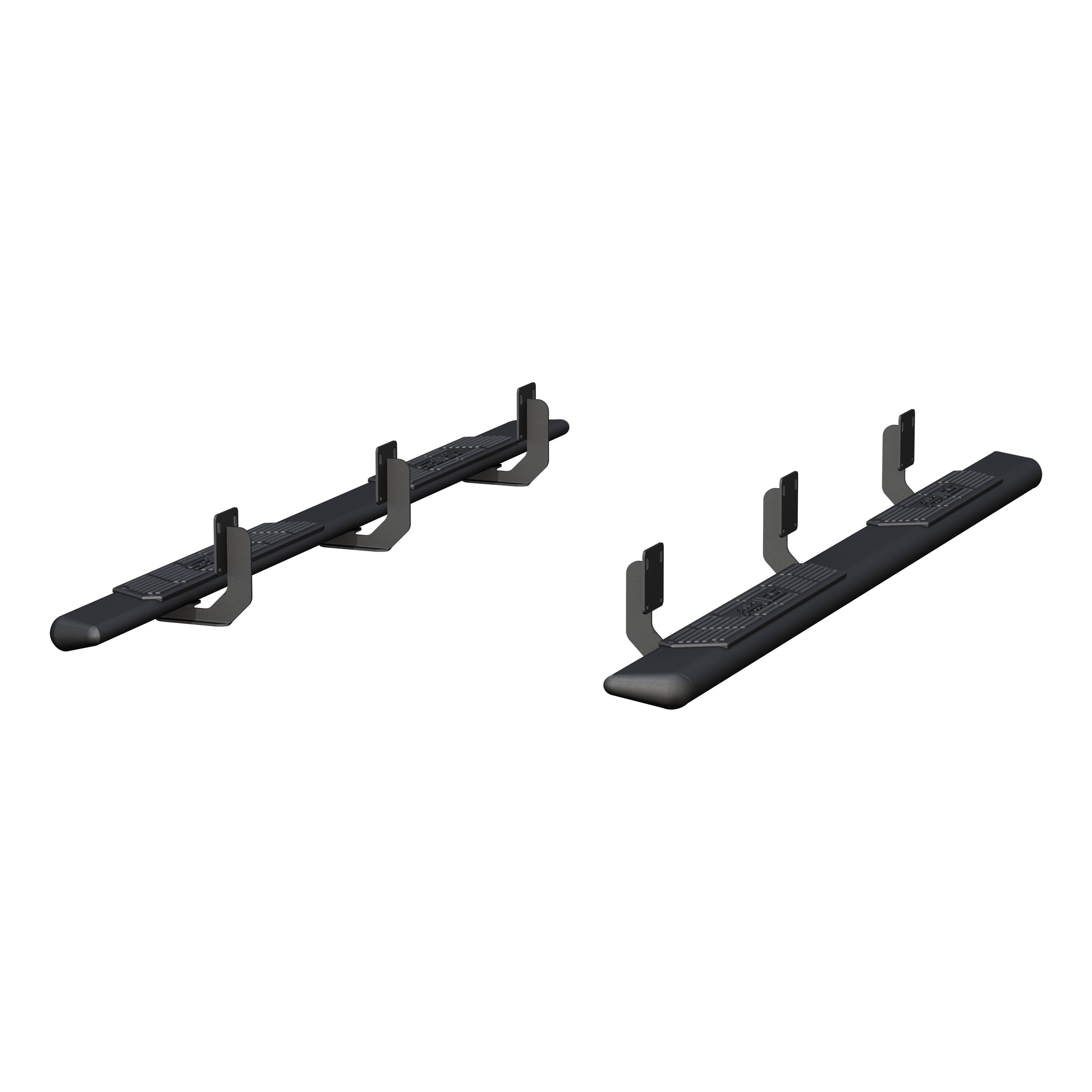 ARIES AscentStep 5-1/2" x 91" Black Steel Running Boards, 1999-2016 Ford F-250/F-350/F-450 Super Duty