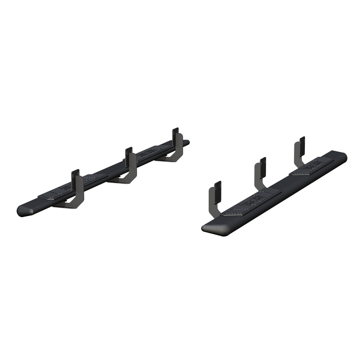 ARIES AscentStep 5-1/2" x 91" Black Steel Running Boards, 1999-2016 Ford F-250/F-350/F-450 Super Duty