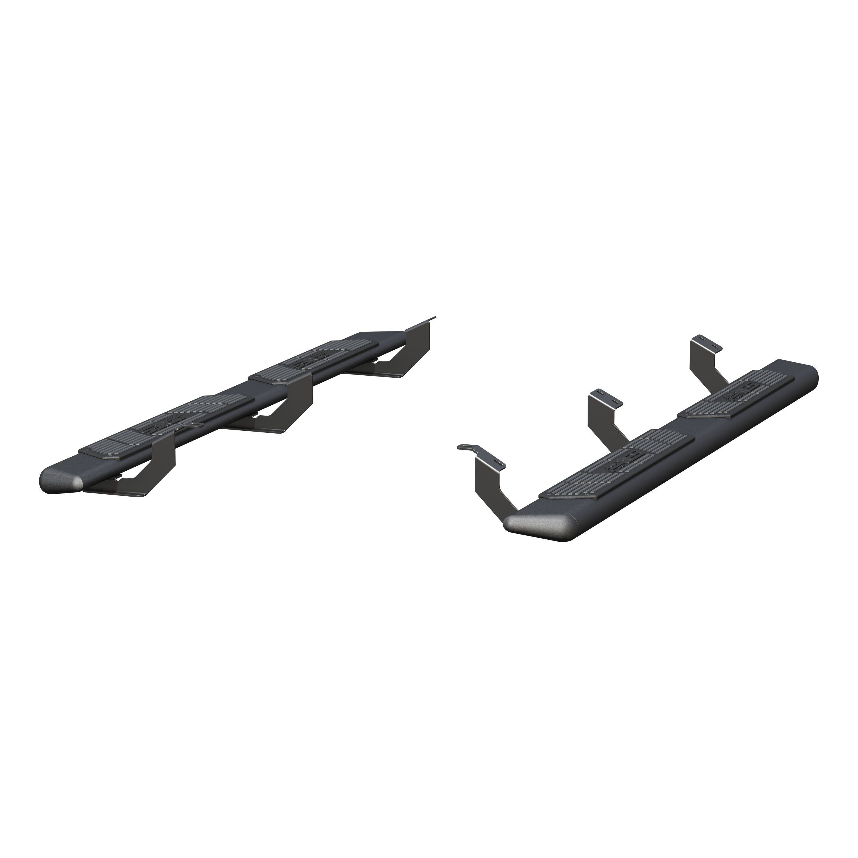 ARIES AscentStep 5-1/2" x 75" Black Steel Running Boards, 2024-2026 Toyota Tacoma