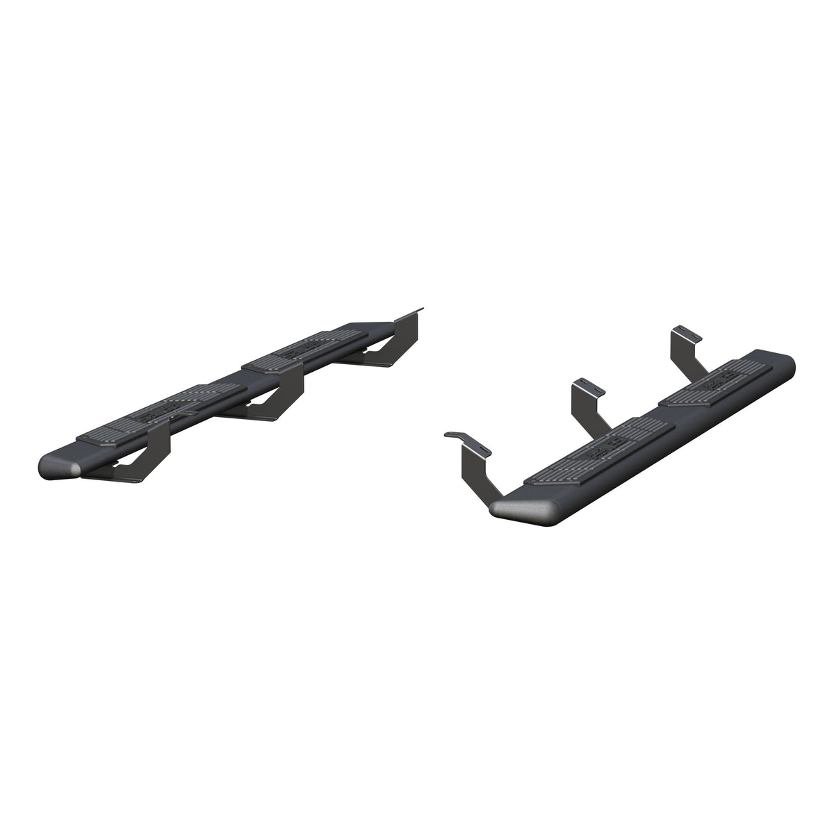 ARIES AscentStep 5-1/2" x 75" Black Steel Running Boards, 2024-2026 Toyota Tacoma