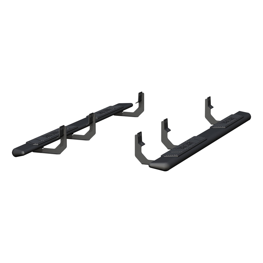 ARIES AscentStep 5-1/2" x 85" Black Steel Running Boards, 2016-2024 Nissan TITAN XD, 2017-2024 Nissan TITAN