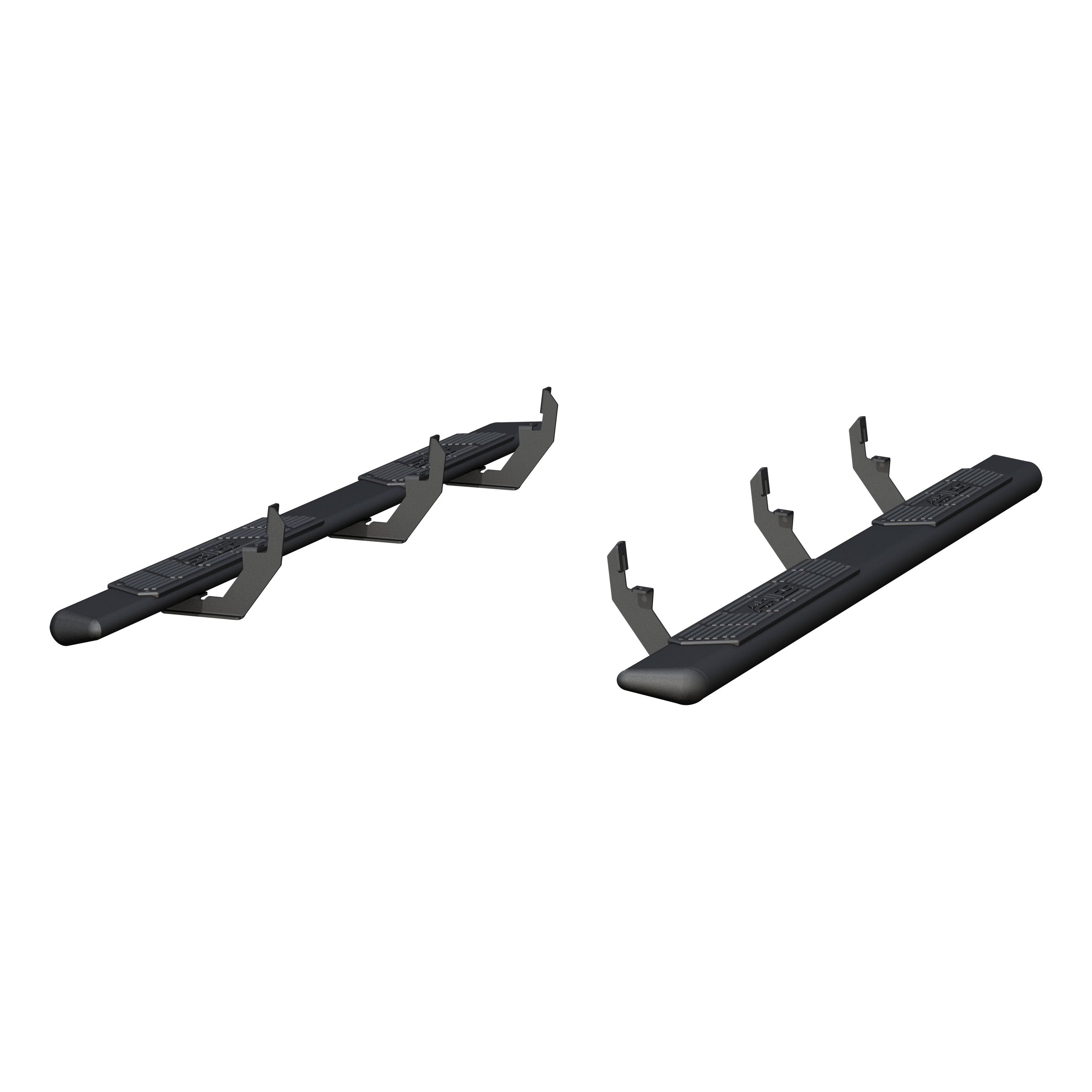 ARIES AscentStep 5-1/2" x 85" Black Steel Running Boards, 2023-2026 Chevy Colorado, 2023-2026 GMC Canyon