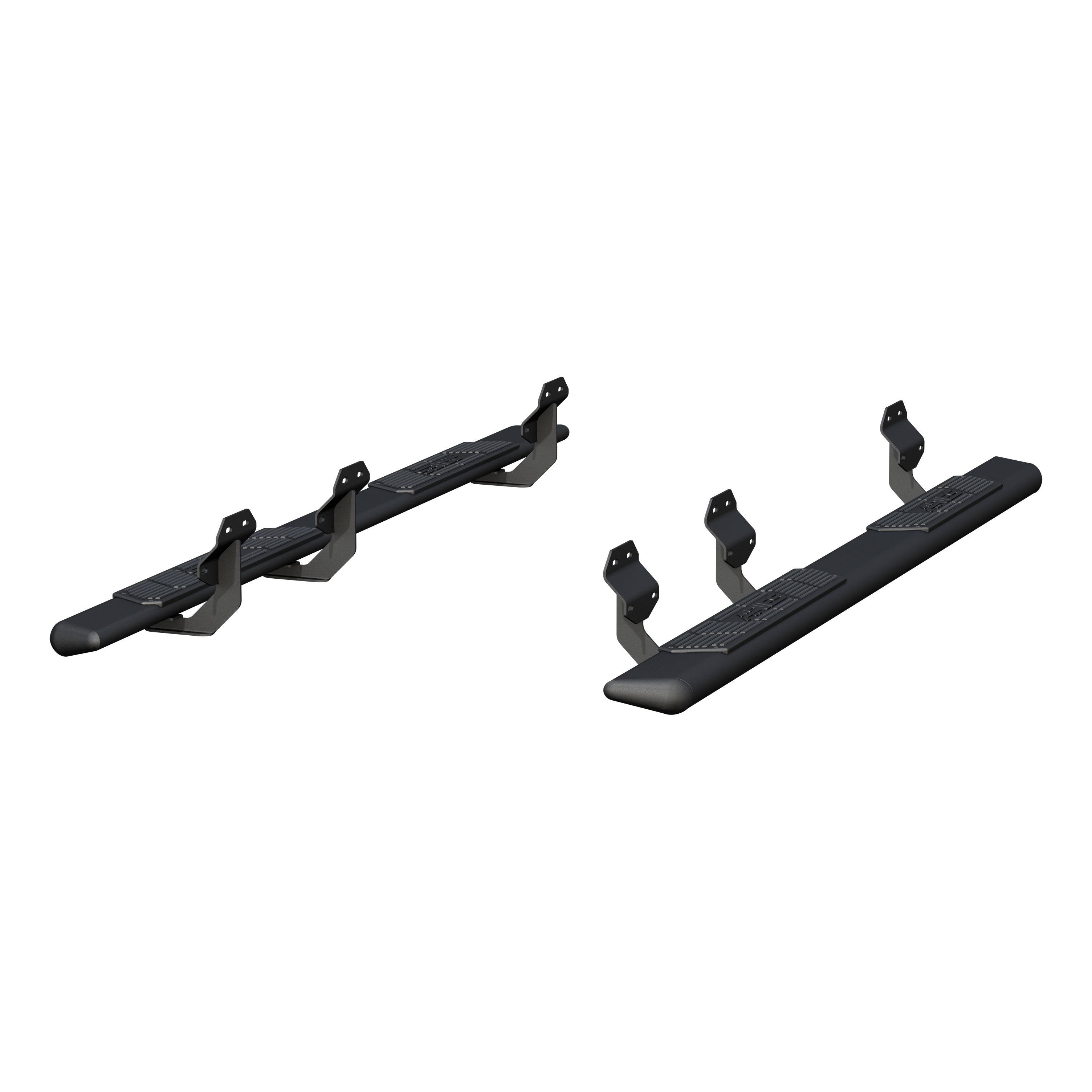 ARIES AscentStep 5-1/2" x 91" Black Steel Running Boards, 2015-2026 Ford F-150, 2017-2026 Ford F-250/F-350/F-450/F-550 Super Duty, 2022-2025 Ford F-150 Lightning