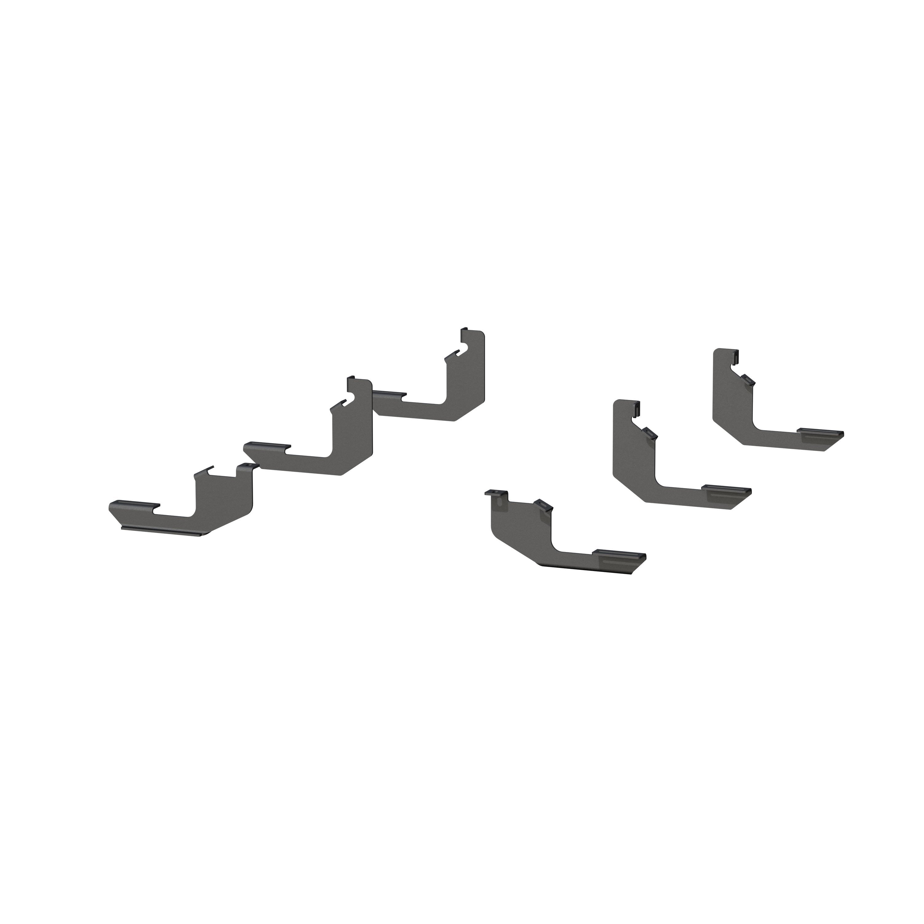 ARIES AscentStep 5-1/2" x 85" Black Steel Running Boards, 2019-2026 Ford Ranger