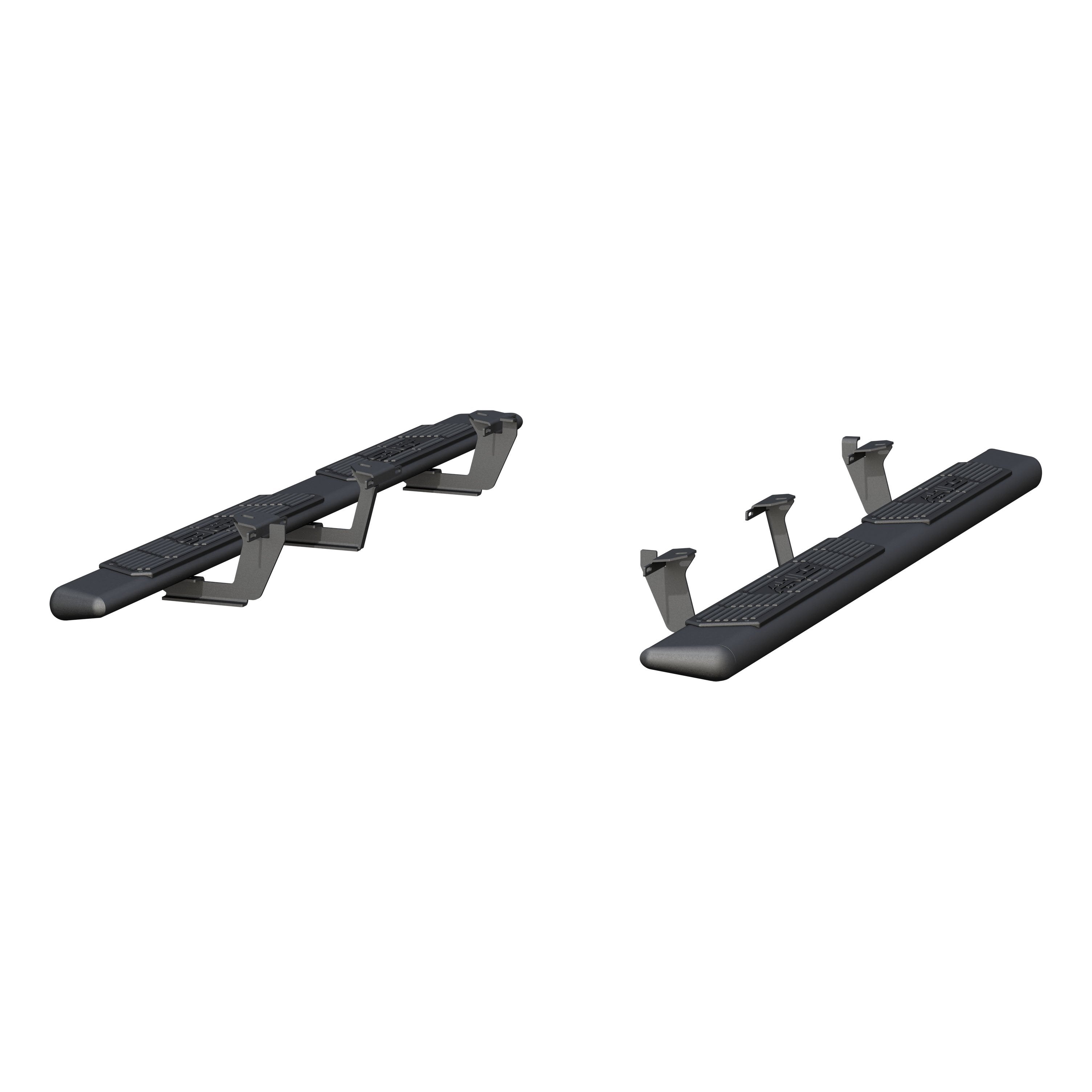ARIES AscentStep 5-1/2" x 75" Black Steel Running Boards, 2011-2026 Dodge Durango