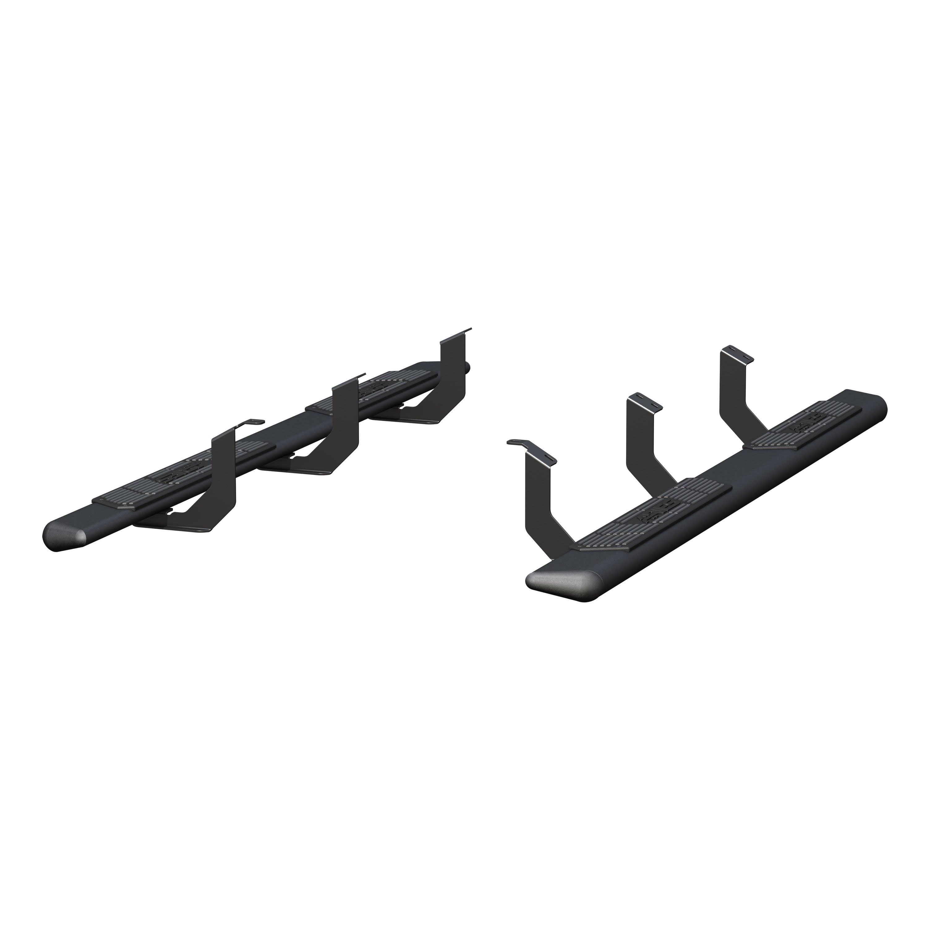 ARIES AscentStep 5-1/2" x 85" Black Steel Running Board, 2022-2026 Toyota Tundra