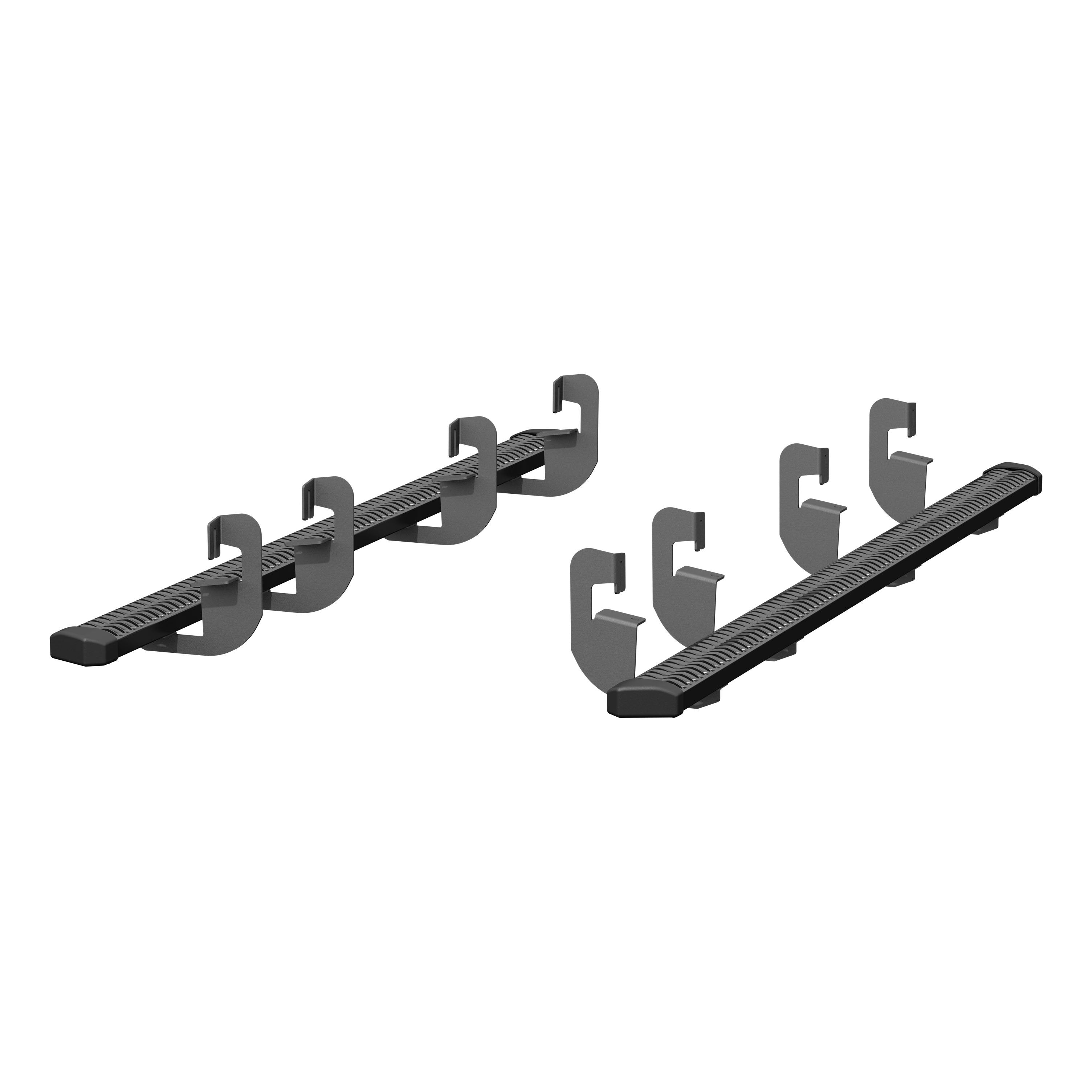 ARIES SlimGrip 5" x 88" Black Aluminum Running Boards, 2019-2026 Chevy/GMC Silverado/Sierra 1500, 2020-2026 Chevy/GMC Silverado/Sierra 2500HD/3500HD